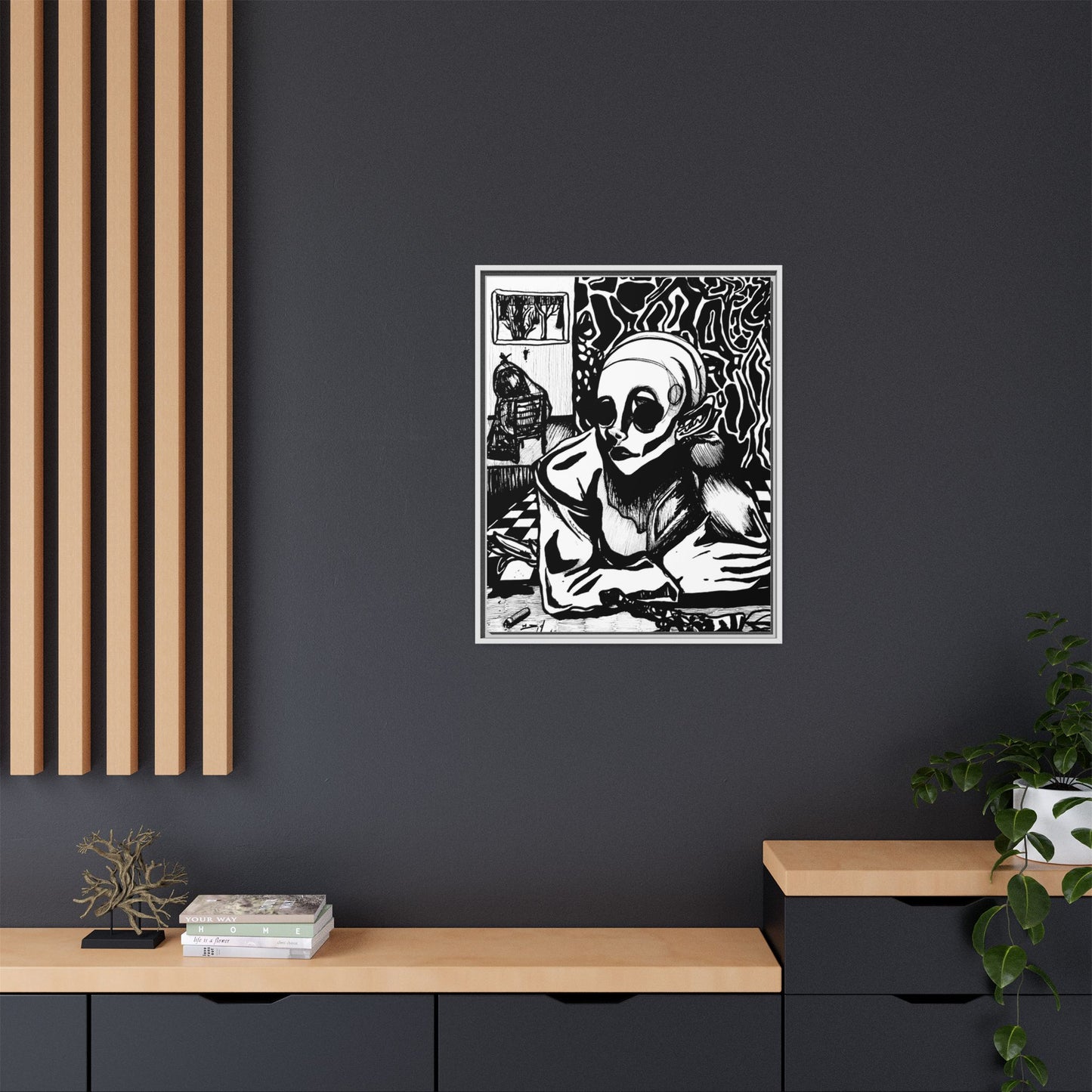 The Meetings Over ~ Canvas Reproduction Frame