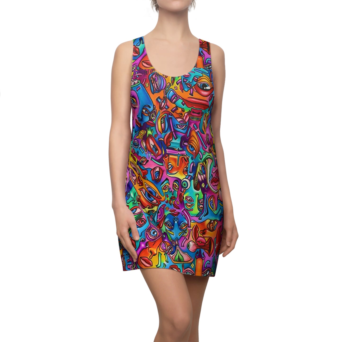 Mind Flip Racerback Dress -  by Art By Laney