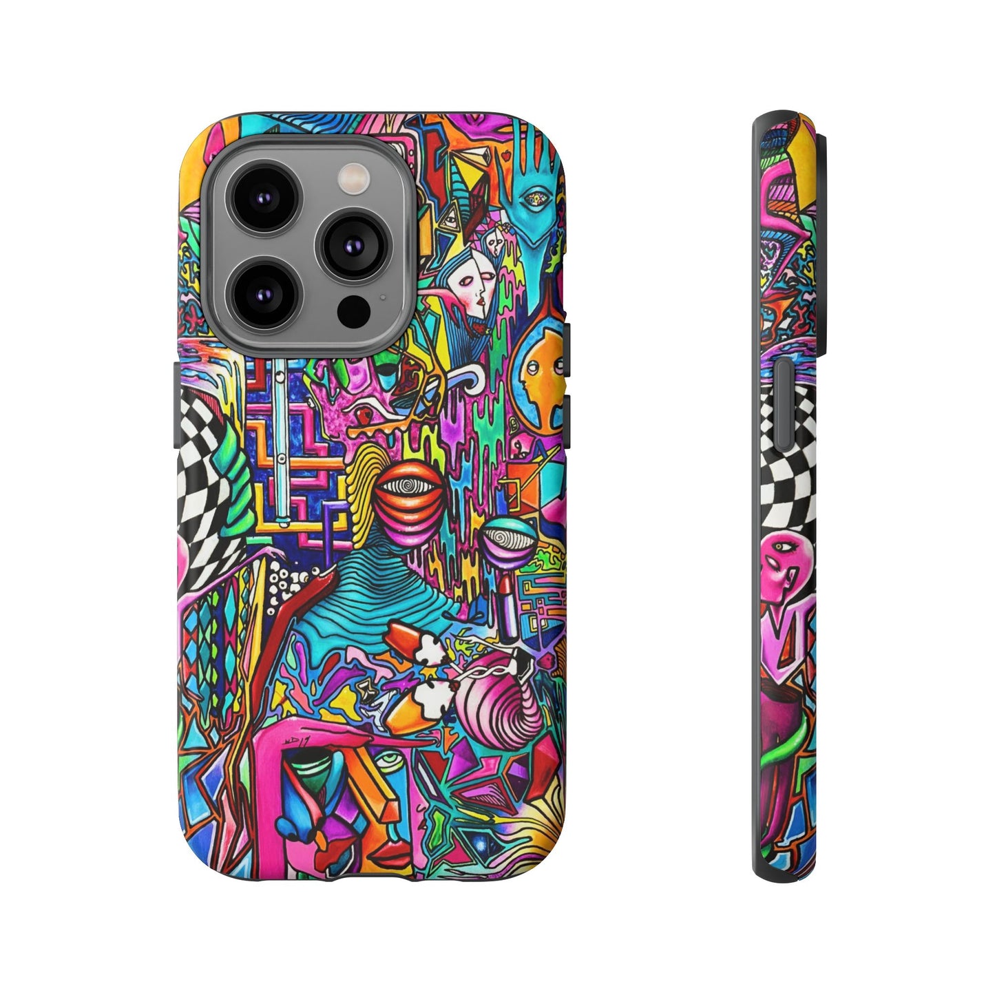 Dream World Vibrant Phone Case with Abstract Art | Tough Cases for Creative Souls, Colorful Accessories, Unique Gifts, Phone Protection, Artistic [...]