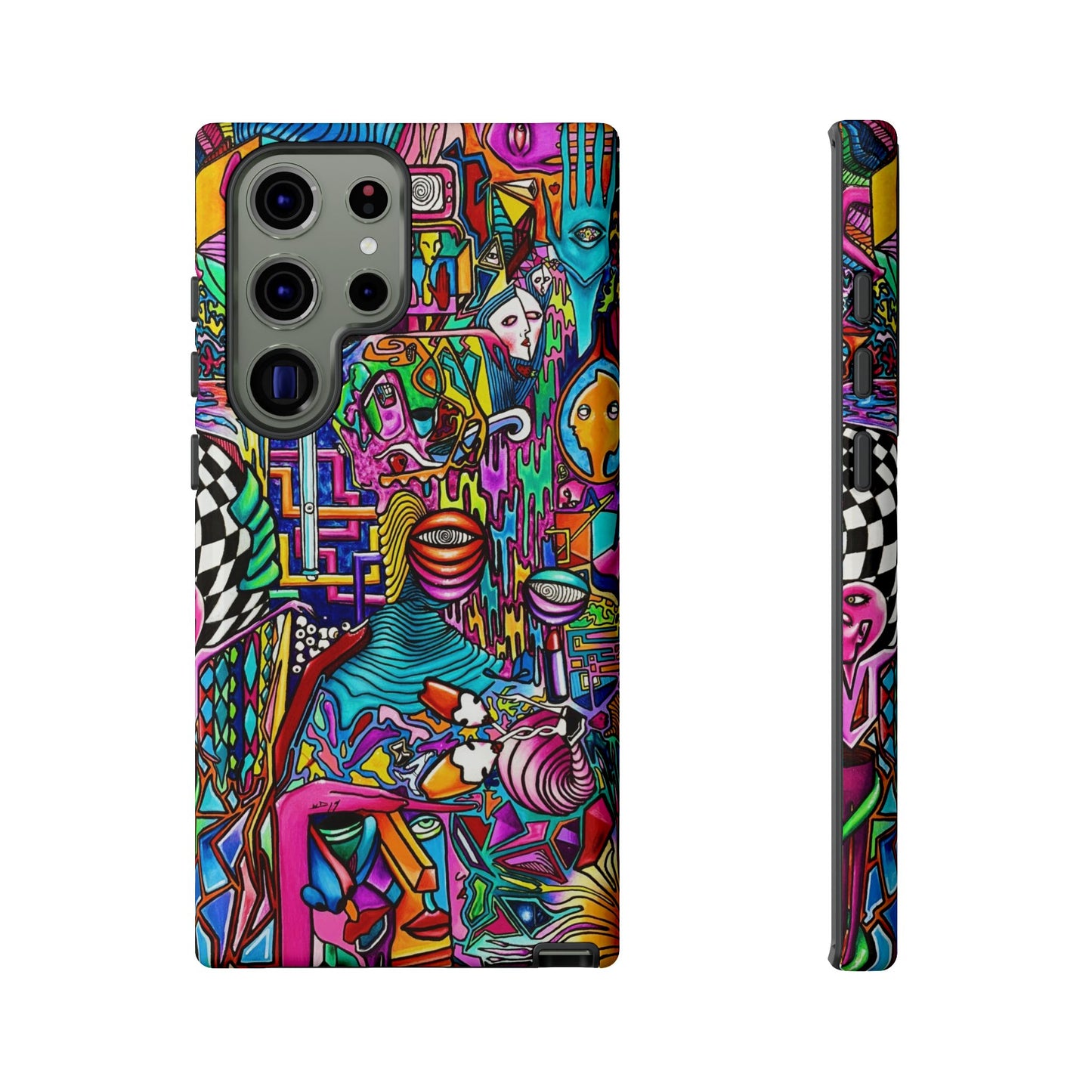 Dream World Vibrant Phone Case with Abstract Art | Tough Cases for Creative Souls, Colorful Accessories, Unique Gifts, Phone Protection, Artistic [...]