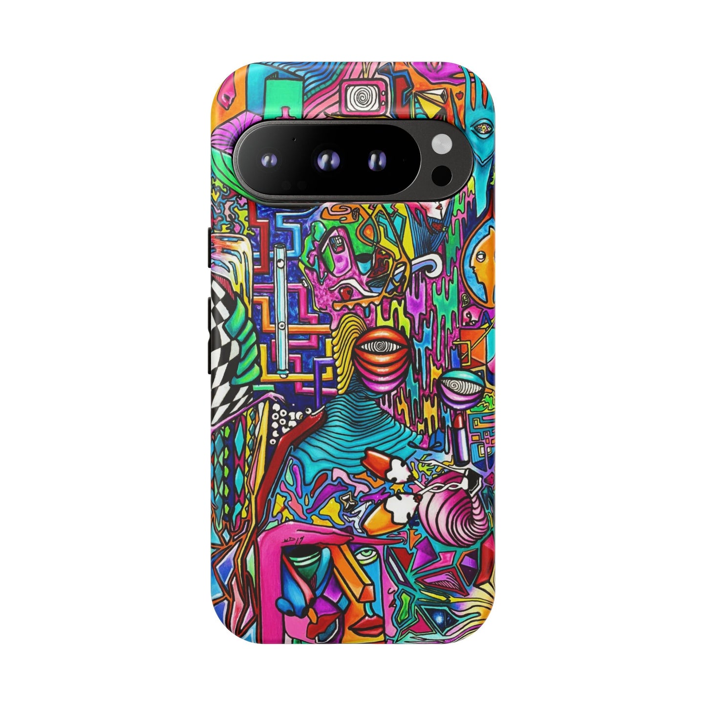 Dream World Vibrant Phone Case with Abstract Art | Tough Cases for Creative Souls, Colorful Accessories, Unique Gifts, Phone Protection, Artistic [...]
