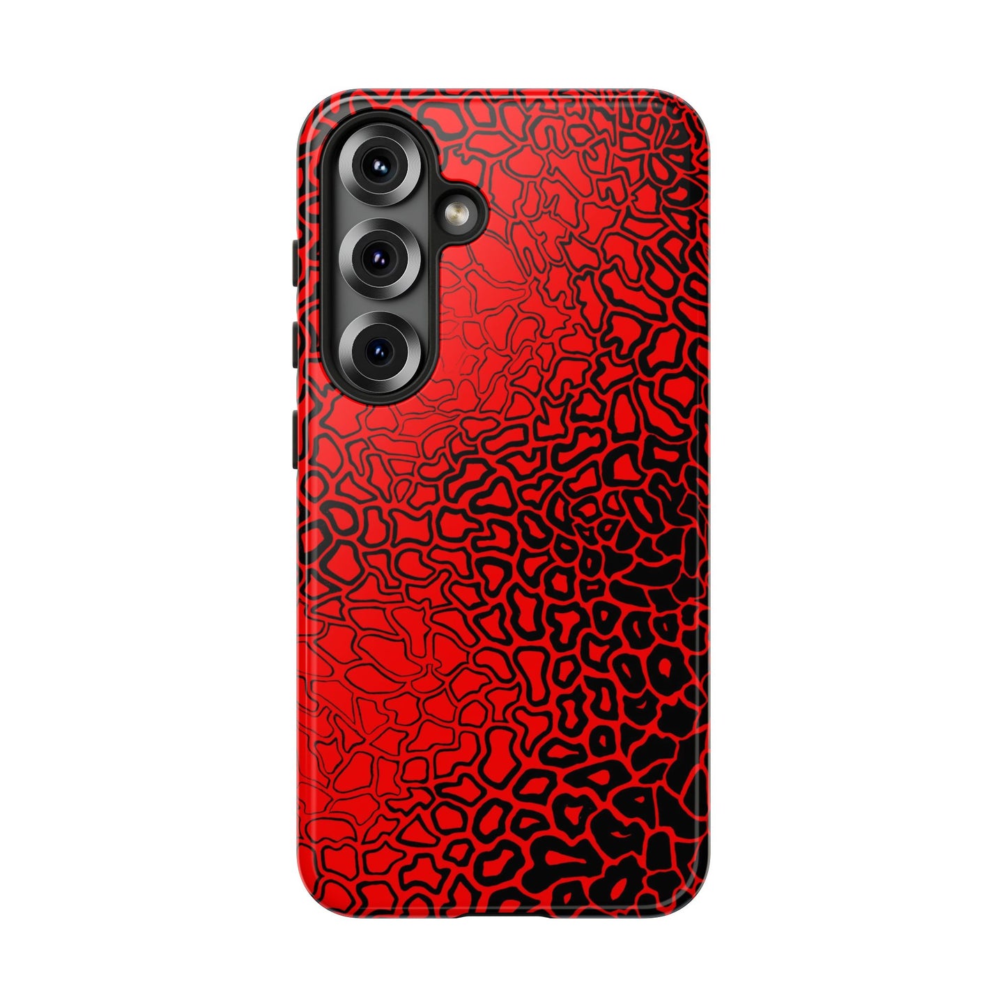 Pressure II Bold Phone Case - Tough Cases, Red Abstract Cell Phone Cover, Stylish Smartphone Protection, Unique Gift for Tech Lovers