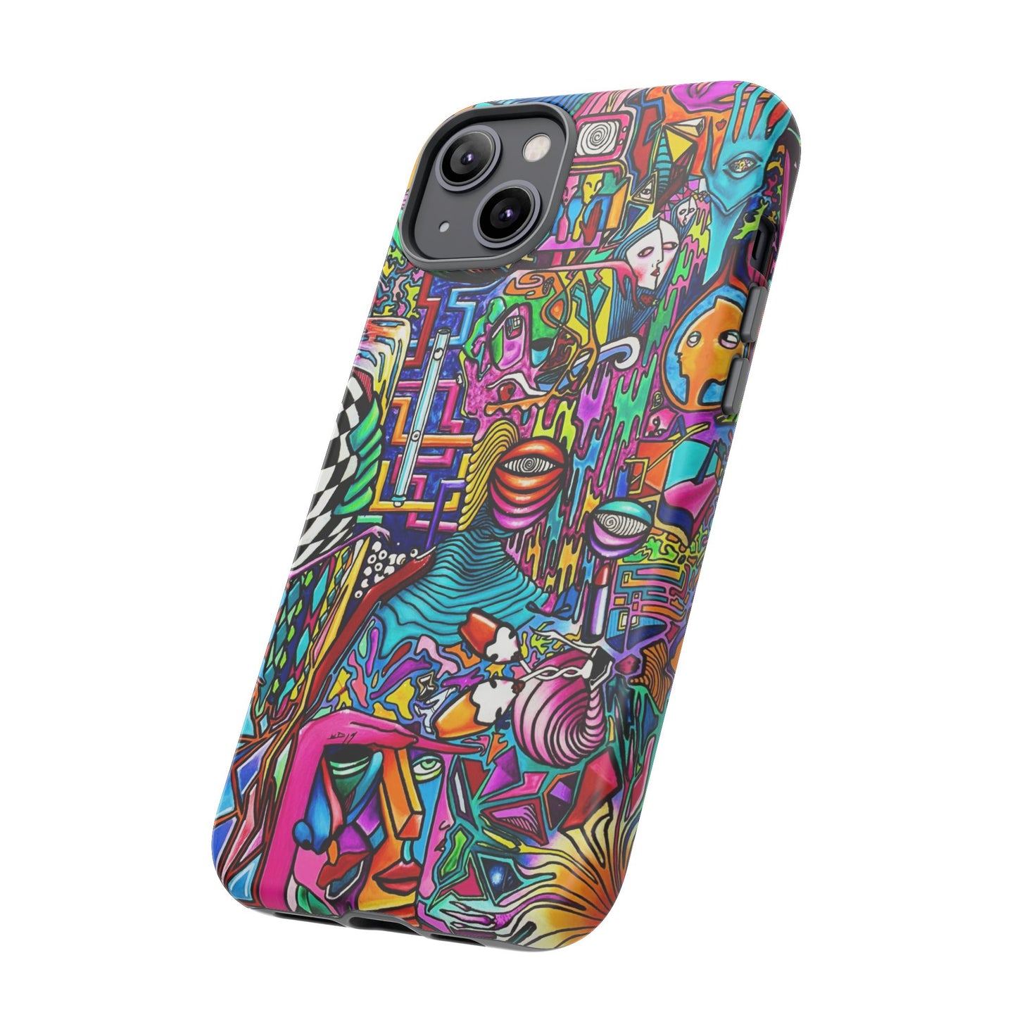 Dream World Vibrant Phone Case with Abstract Art | Tough Cases for Creative Souls, Colorful Accessories, Unique Gifts, Phone Protection, Artistic [...]