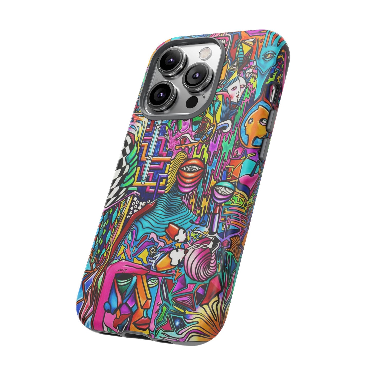 Dream World Vibrant Phone Case with Abstract Art | Tough Cases for Creative Souls, Colorful Accessories, Unique Gifts, Phone Protection, Artistic [...]