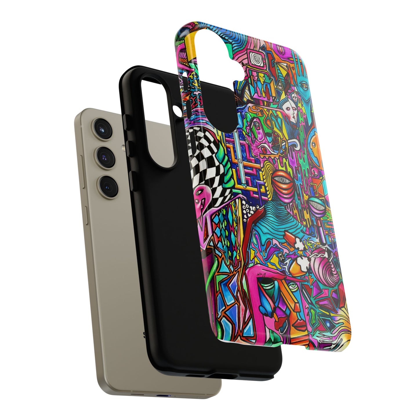 Dream World Vibrant Phone Case with Abstract Art | Tough Cases for Creative Souls, Colorful Accessories, Unique Gifts, Phone Protection, Artistic [...]
