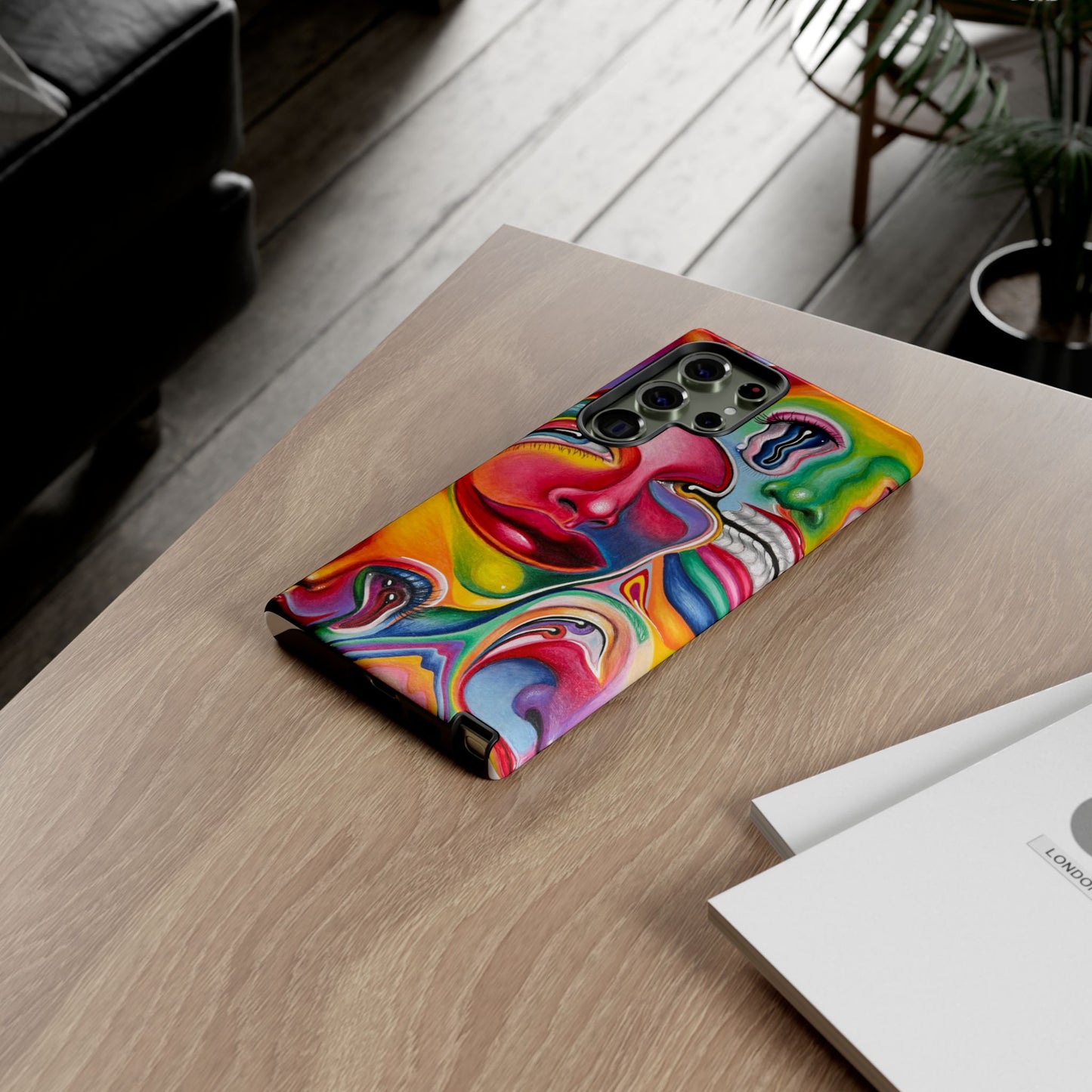 Melting ~ Trippy Phone Case Vibrant Art Phone Case | Colorful Abstract Design