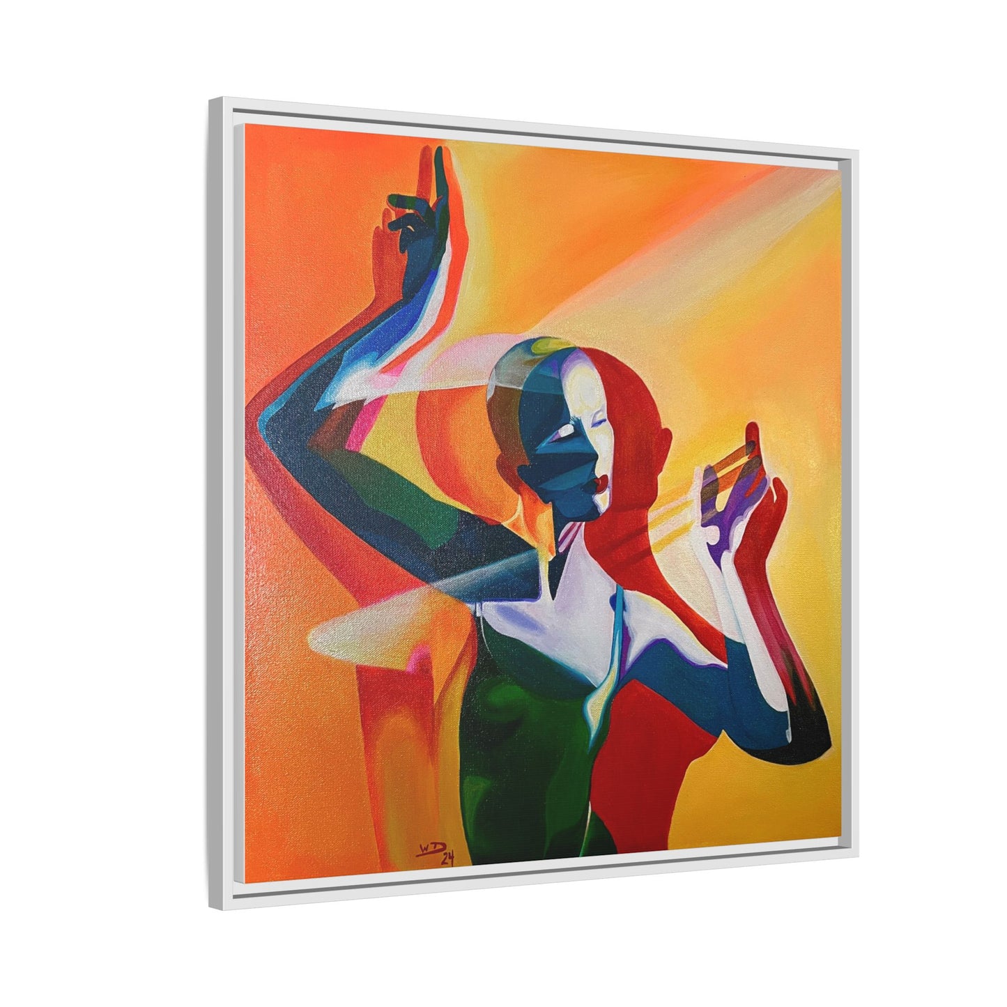 Murder on the Dance Floor ~ Framed Canvas Reproduction