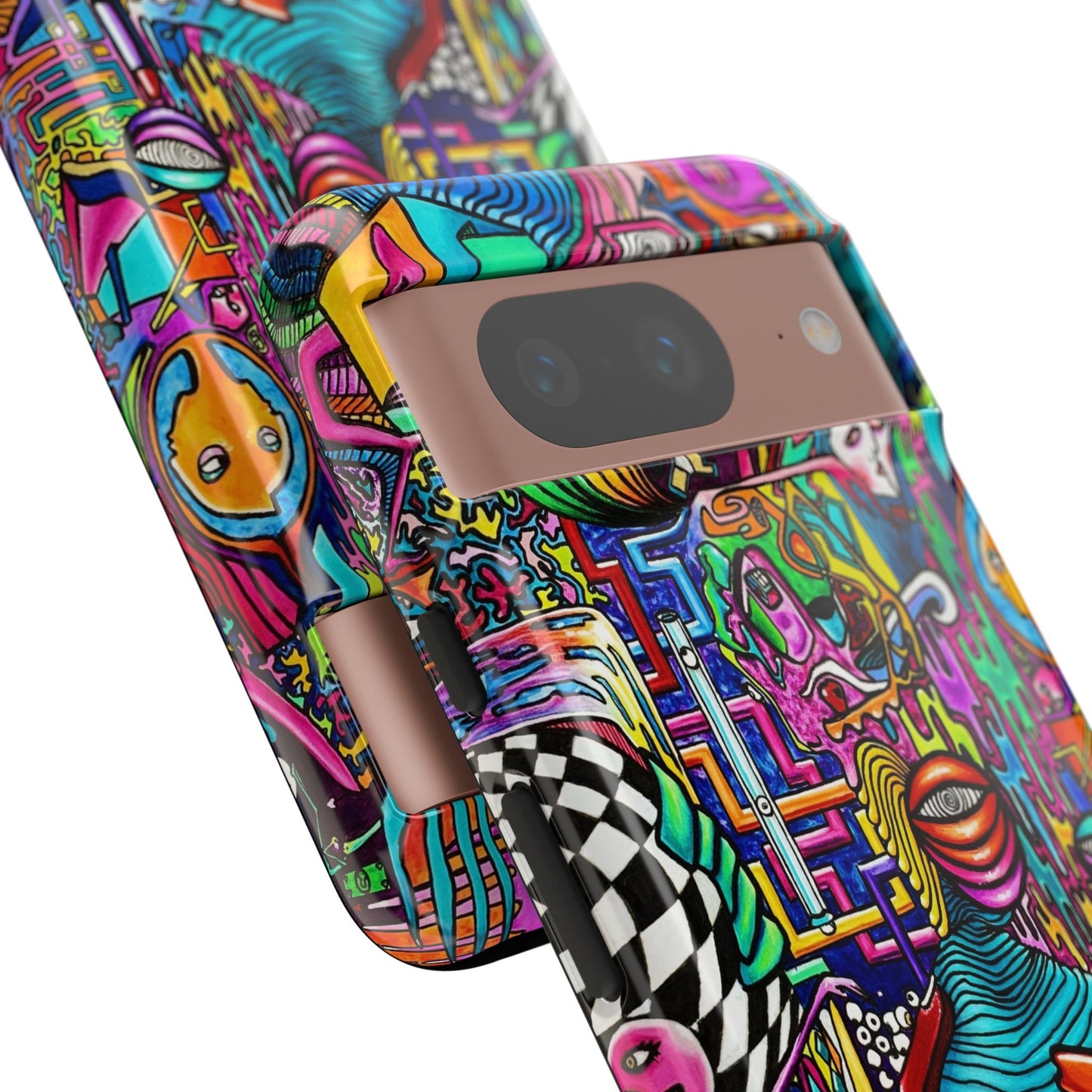 Dream World Vibrant Phone Case with Abstract Art | Tough Cases for Creative Souls, Colorful Accessories, Unique Gifts, Phone Protection, Artistic [...]