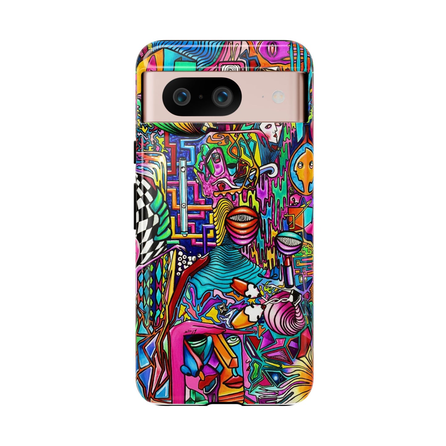 Dream World Vibrant Phone Case with Abstract Art | Tough Cases for Creative Souls, Colorful Accessories, Unique Gifts, Phone Protection, Artistic [...]