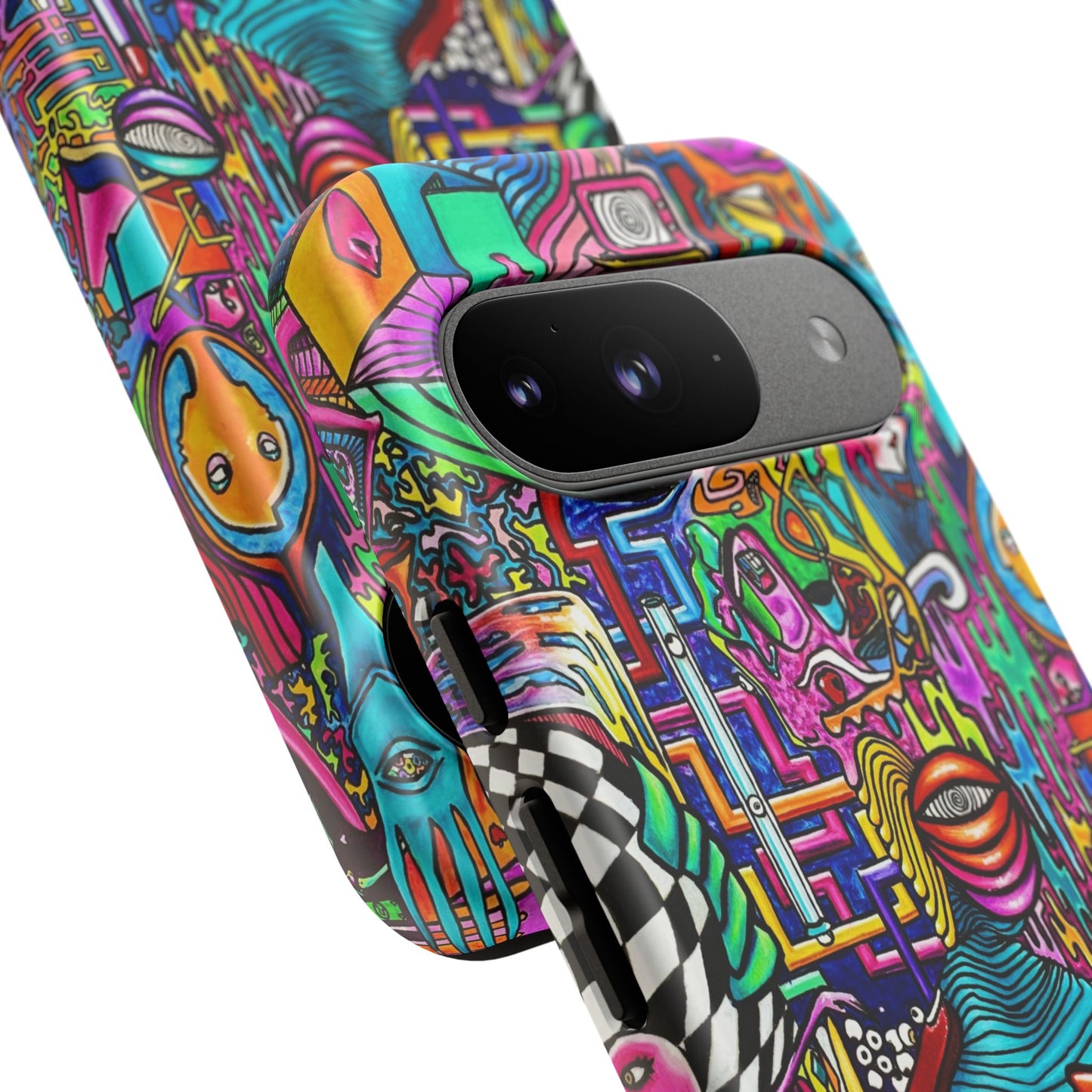 Dream World Vibrant Phone Case with Abstract Art | Tough Cases for Creative Souls, Colorful Accessories, Unique Gifts, Phone Protection, Artistic [...]