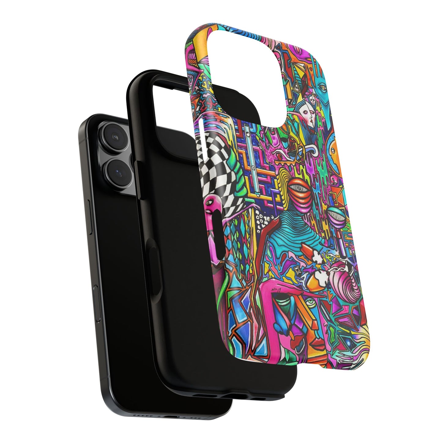 Dream World Vibrant Phone Case with Abstract Art | Tough Cases for Creative Souls, Colorful Accessories, Unique Gifts, Phone Protection, Artistic [...]