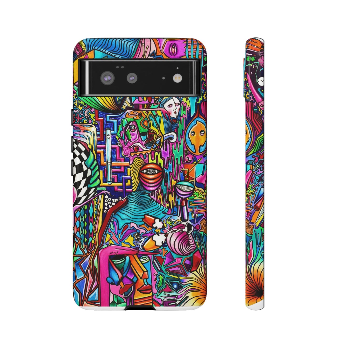 Dream World Vibrant Phone Case with Abstract Art | Tough Cases for Creative Souls, Colorful Accessories, Unique Gifts, Phone Protection, Artistic [...]