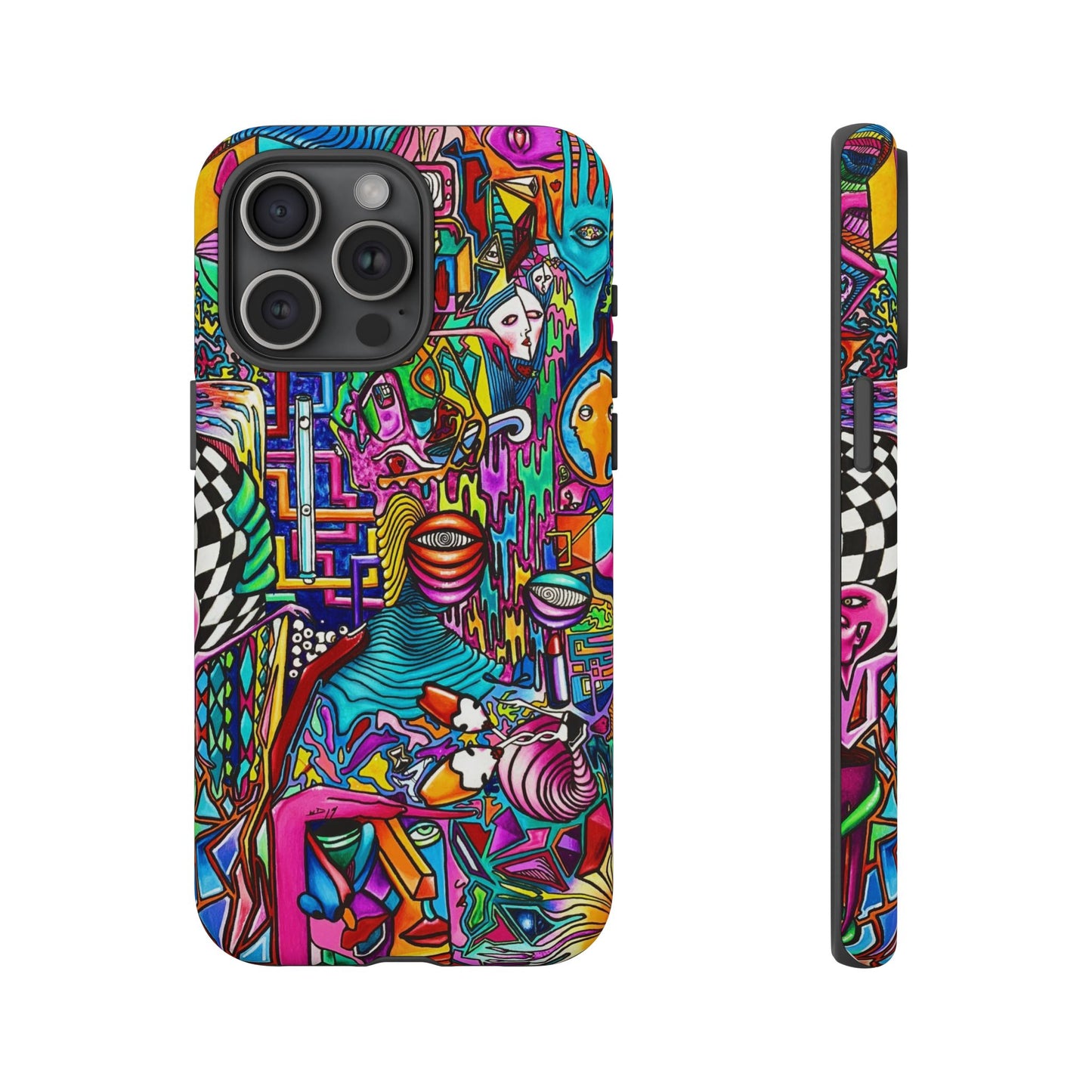 Dream World Vibrant Phone Case with Abstract Art | Tough Cases for Creative Souls, Colorful Accessories, Unique Gifts, Phone Protection, Artistic [...]