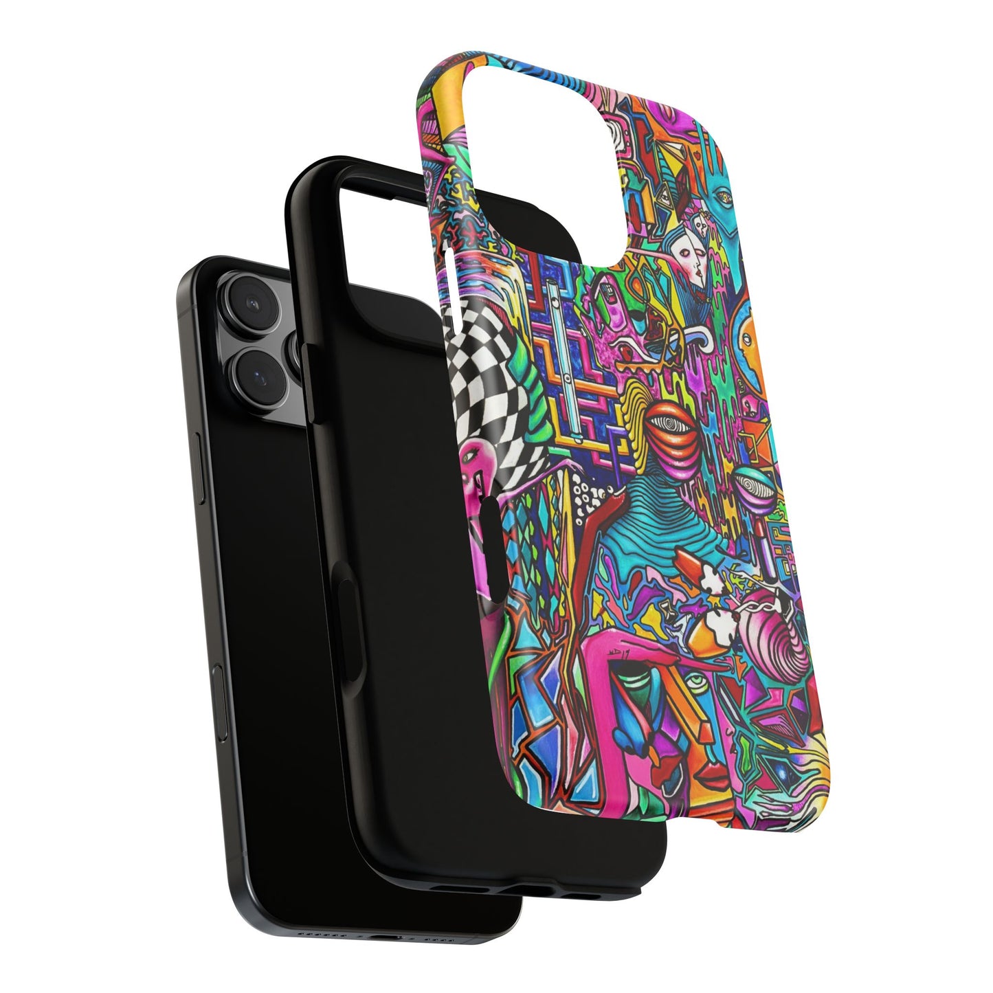 Dream World Vibrant Phone Case with Abstract Art | Tough Cases for Creative Souls, Colorful Accessories, Unique Gifts, Phone Protection, Artistic [...]