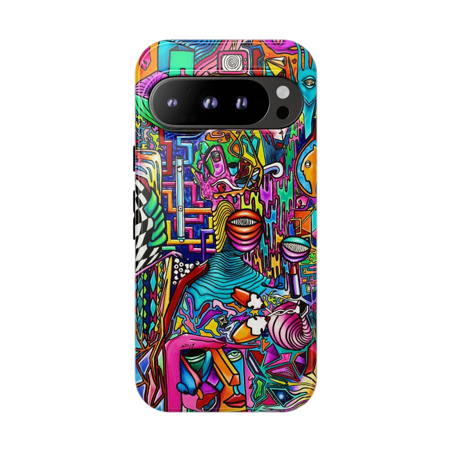 Dream World Vibrant Phone Case with Abstract Art | Tough Cases for Creative Souls, Colorful Accessories, Unique Gifts, Phone Protection, Artistic [...]