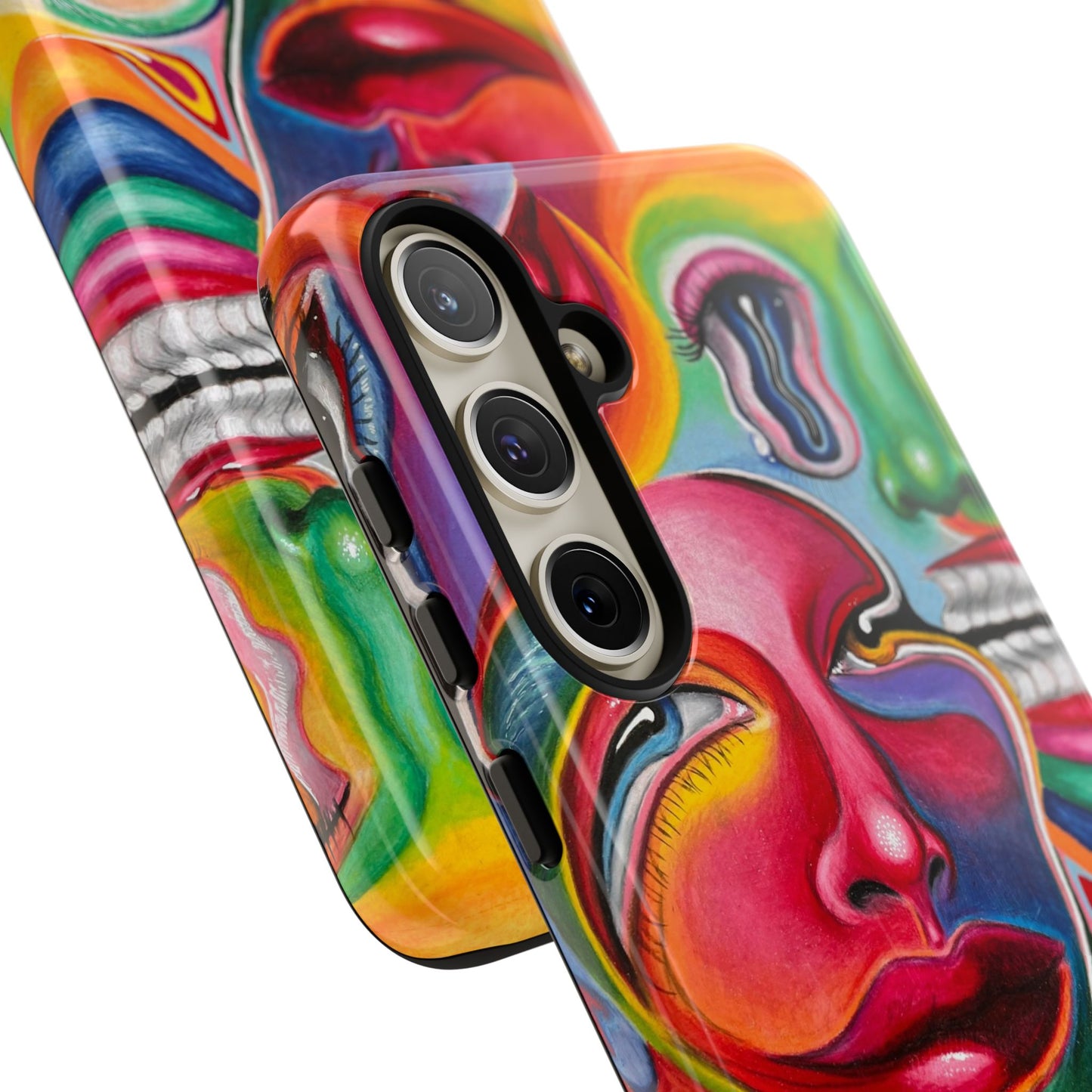 Melting ~ Trippy Phone Case Vibrant Art Phone Case | Colorful Abstract Design