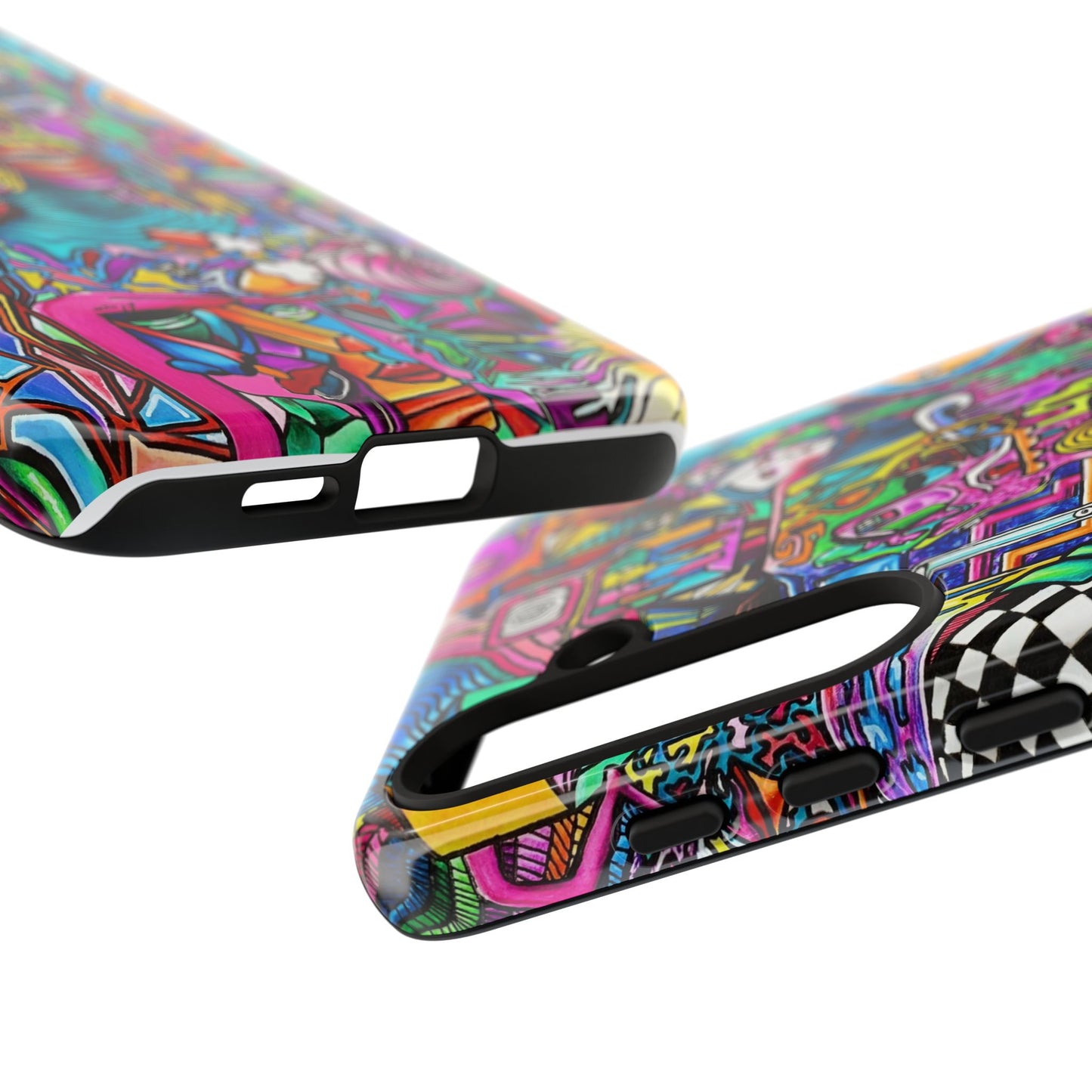 Dream World Vibrant Phone Case with Abstract Art | Tough Cases for Creative Souls, Colorful Accessories, Unique Gifts, Phone Protection, Artistic [...]