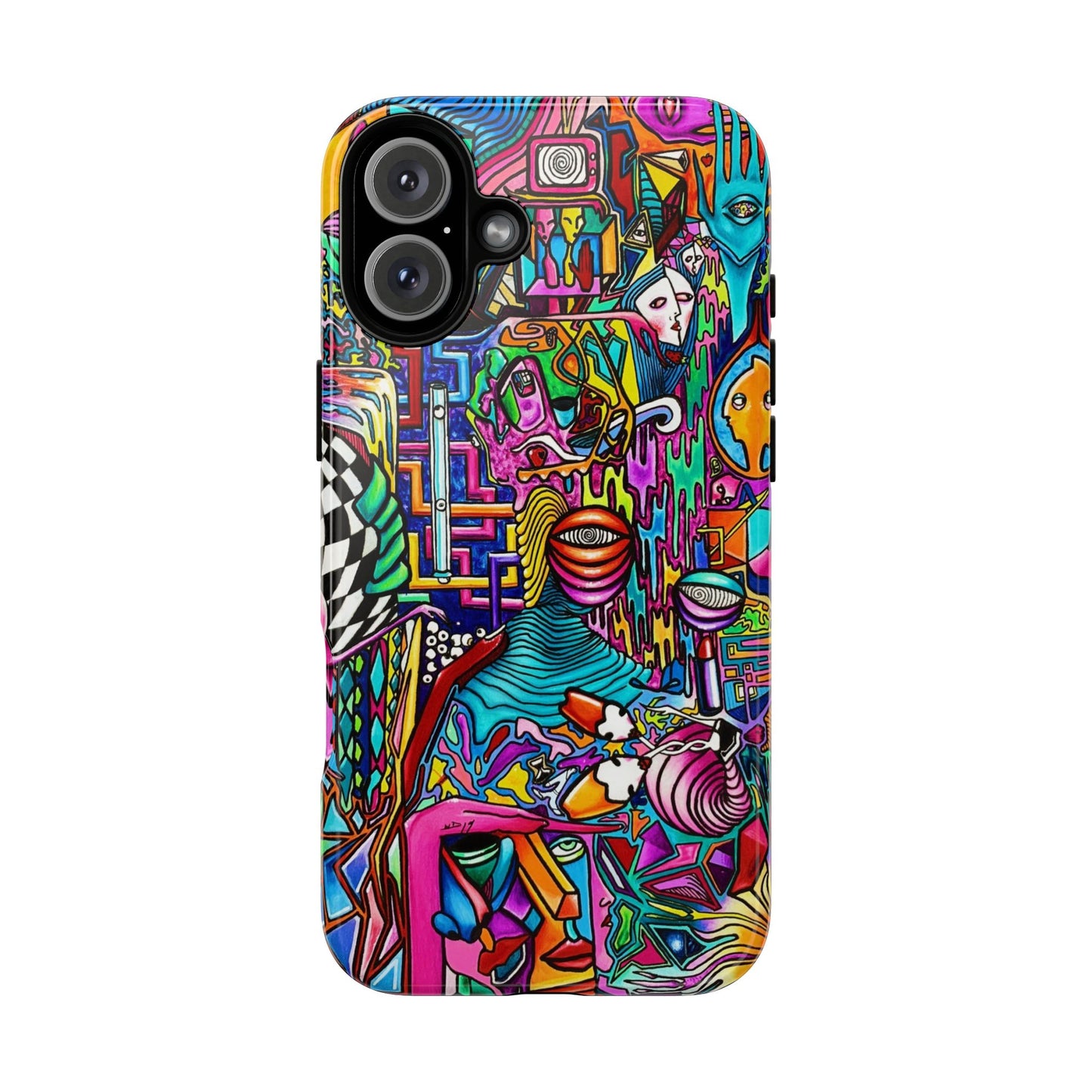 Dream World Vibrant Phone Case with Abstract Art | Tough Cases for Creative Souls, Colorful Accessories, Unique Gifts, Phone Protection, Artistic [...]