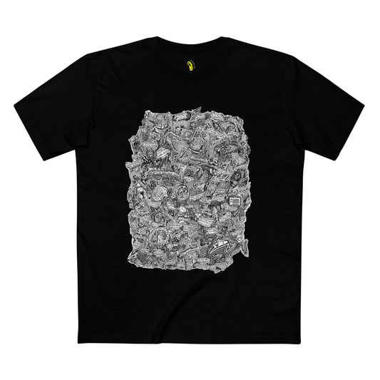 Big Doodle 22 Adult T by Art By Laney