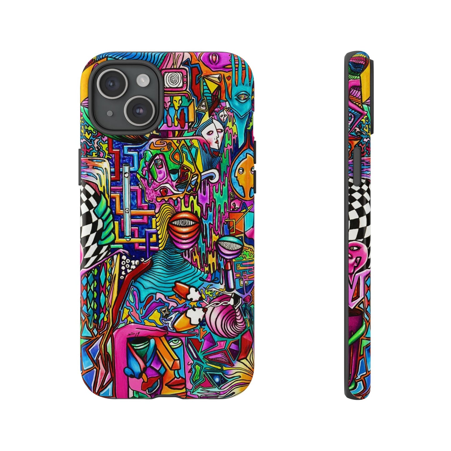 Dream World Vibrant Phone Case with Abstract Art | Tough Cases for Creative Souls, Colorful Accessories, Unique Gifts, Phone Protection, Artistic [...]