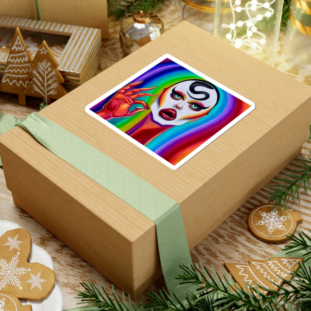 Found It ~ Colorful Drag Queen Kiss-Cut Stickers | Fierce Pride Decals for Laptops, Journals, LGBTQ+ Celebrations, Gift for Friends