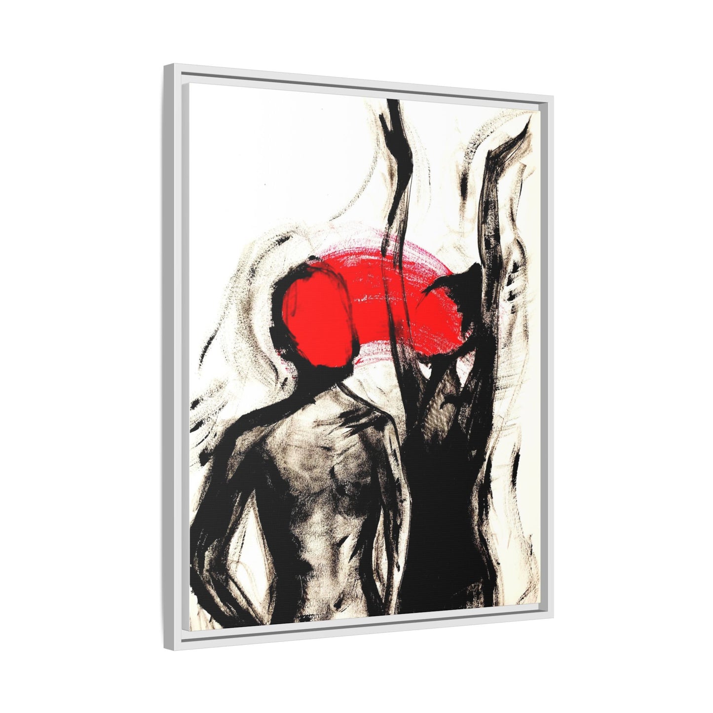 When You Move, I'm Moved ~ Framed Canvas Reproduction