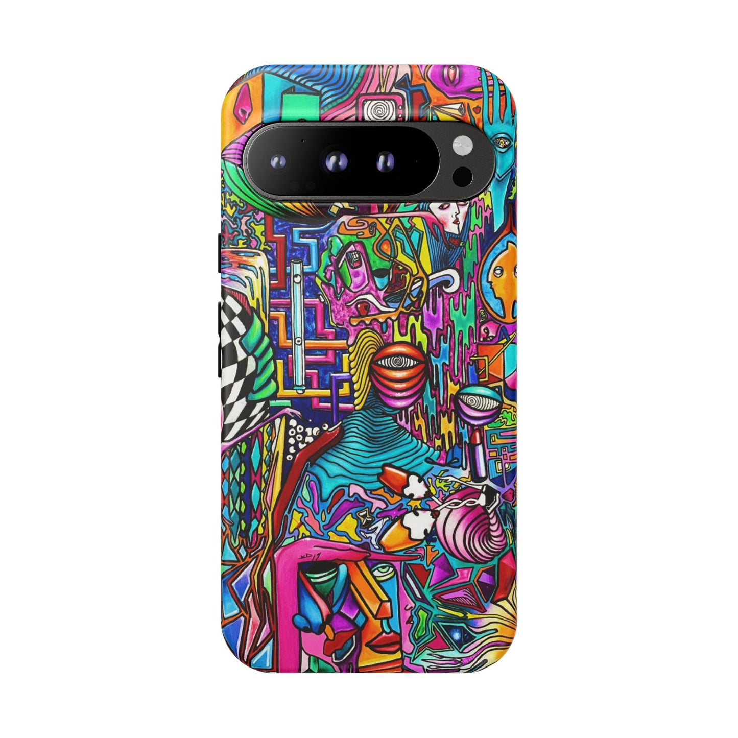 Dream World Vibrant Phone Case with Abstract Art | Tough Cases for Creative Souls, Colorful Accessories, Unique Gifts, Phone Protection, Artistic [...]