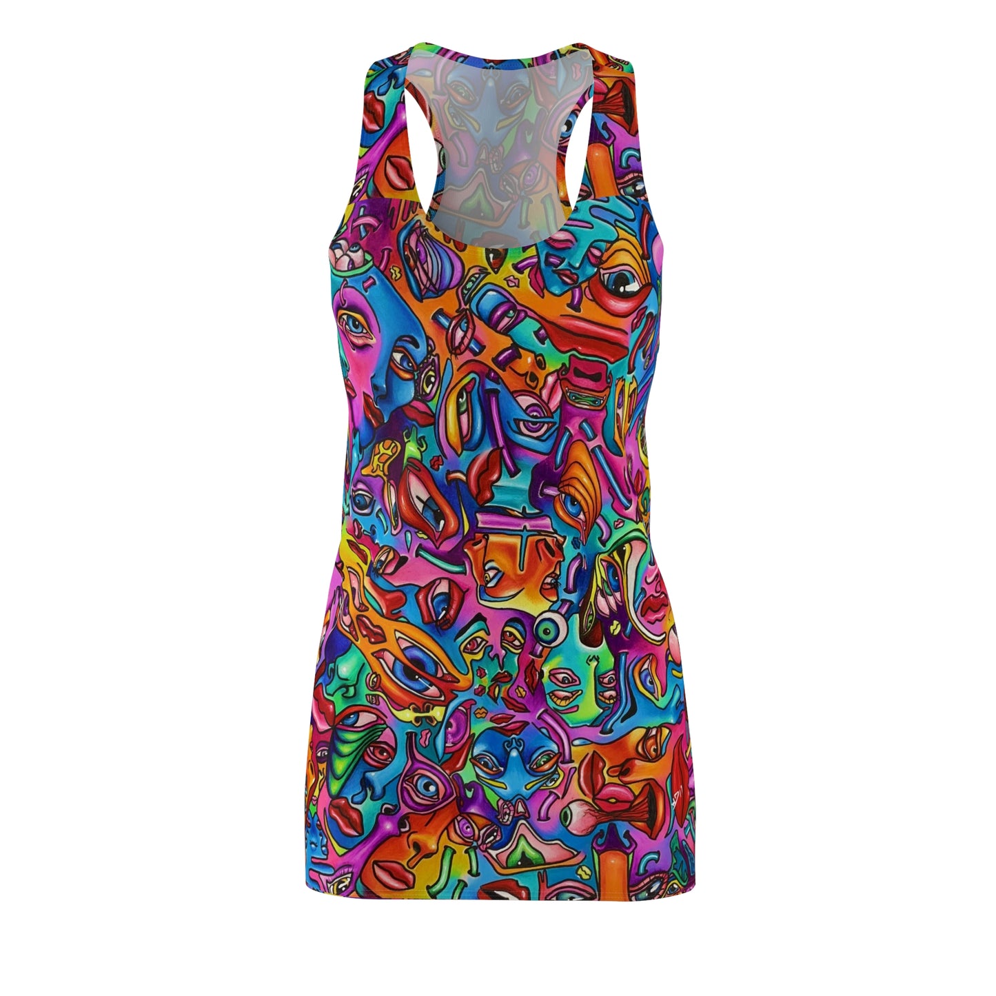 Mind Flip Racerback Dress -  by Art By Laney