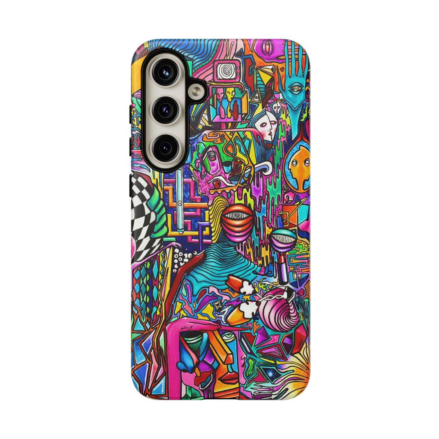 Dream World Vibrant Phone Case with Abstract Art | Tough Cases for Creative Souls, Colorful Accessories, Unique Gifts, Phone Protection, Artistic [...]