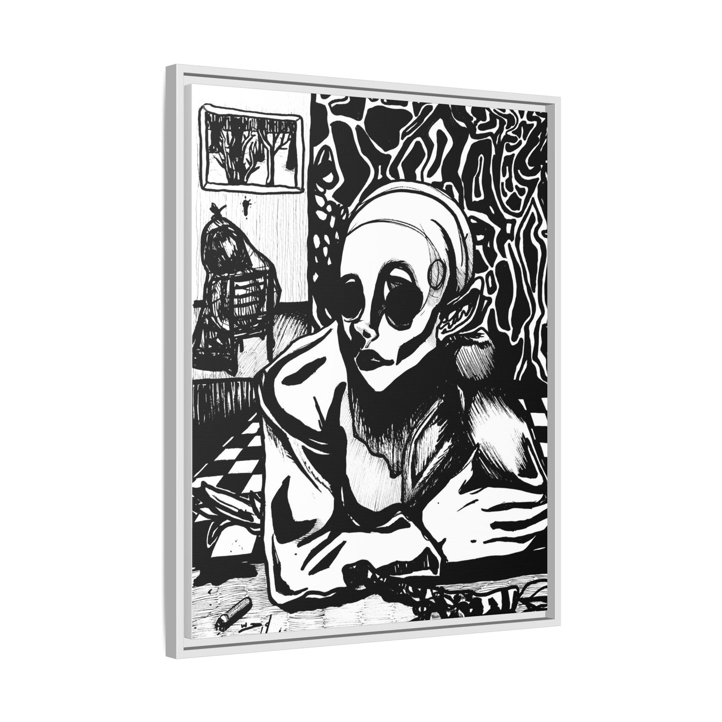 The Meetings Over ~ Canvas Reproduction Frame