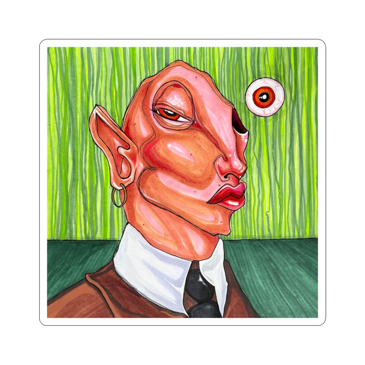 The Governor Kiss-Cut Stickers