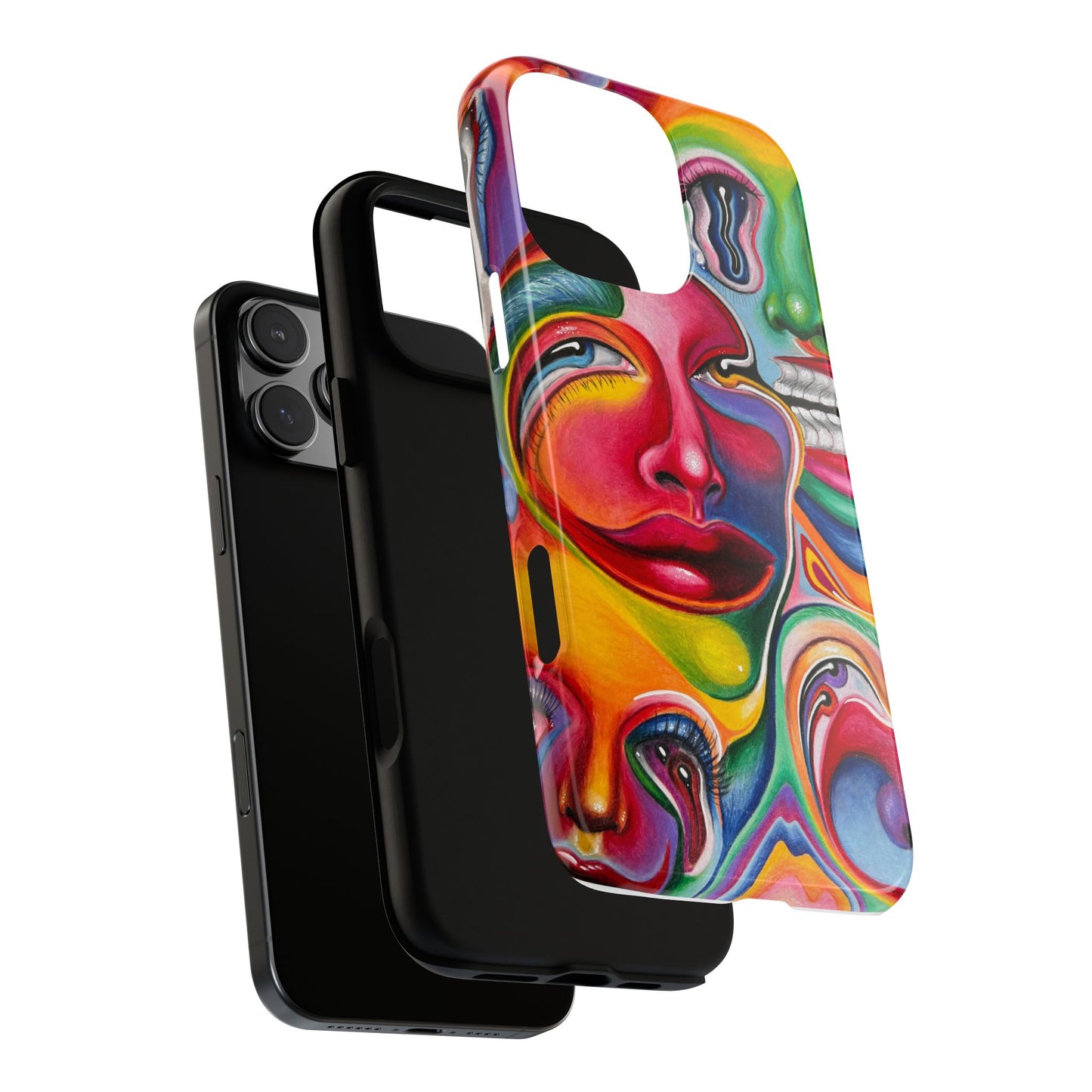 Melting ~ Trippy Phone Case Vibrant Art Phone Case | Colorful Abstract Design