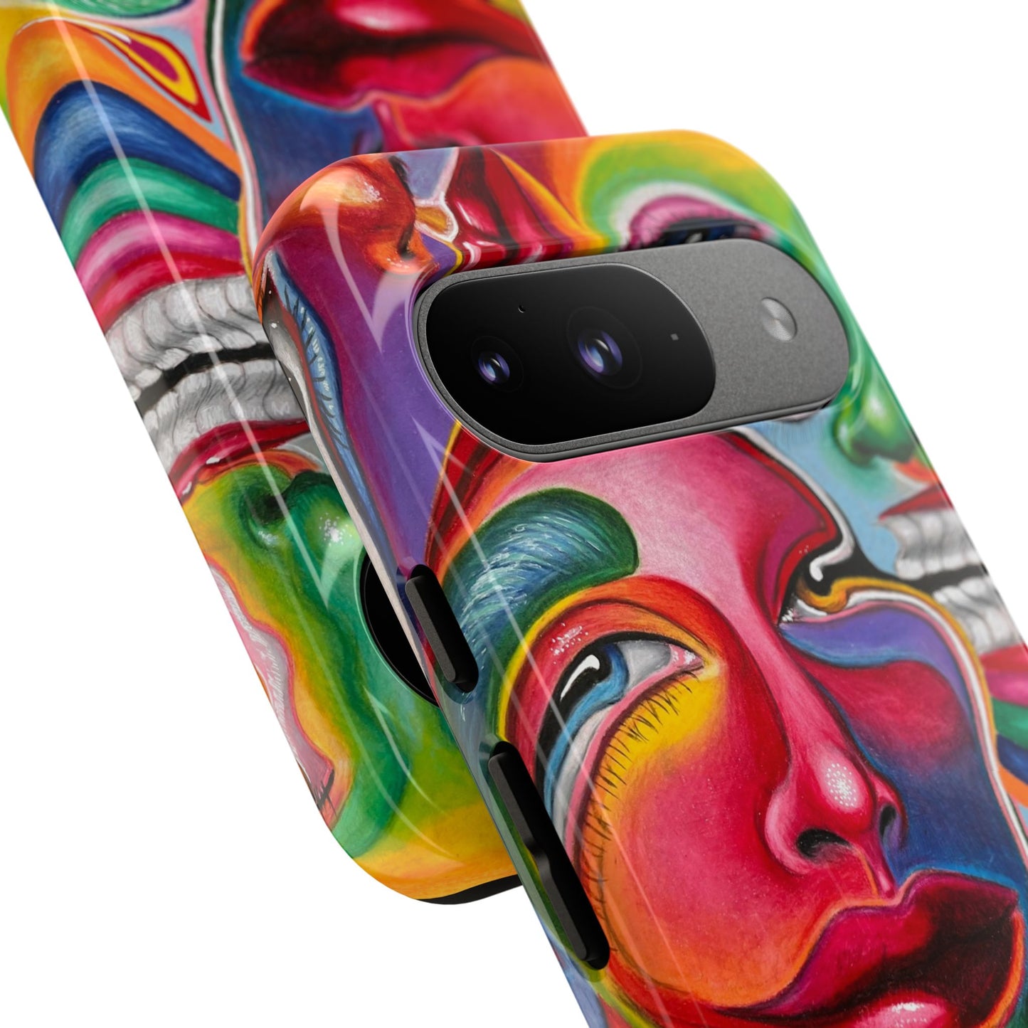 Melting ~ Trippy Phone Case Vibrant Art Phone Case | Colorful Abstract Design