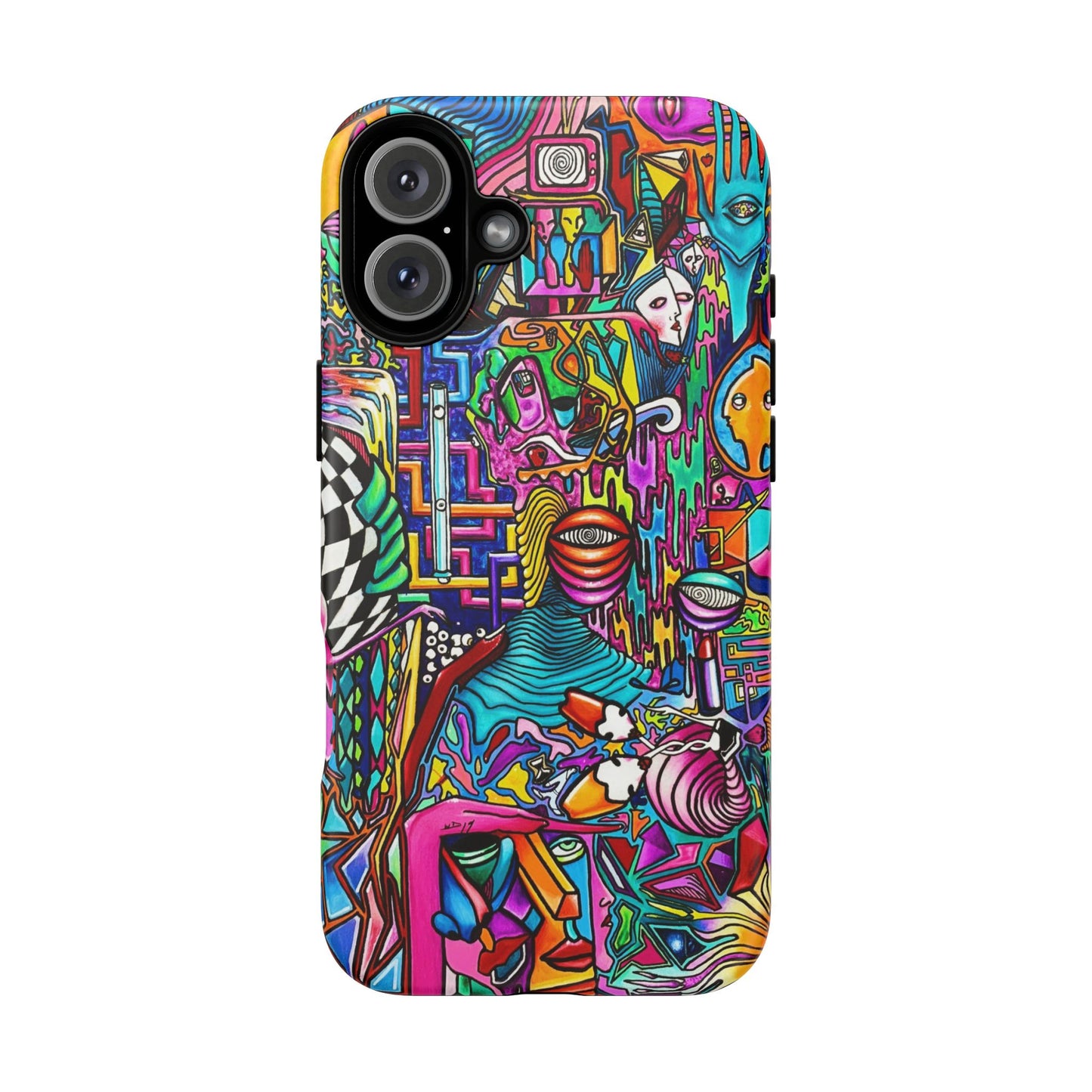 Dream World Vibrant Phone Case with Abstract Art | Tough Cases for Creative Souls, Colorful Accessories, Unique Gifts, Phone Protection, Artistic [...]