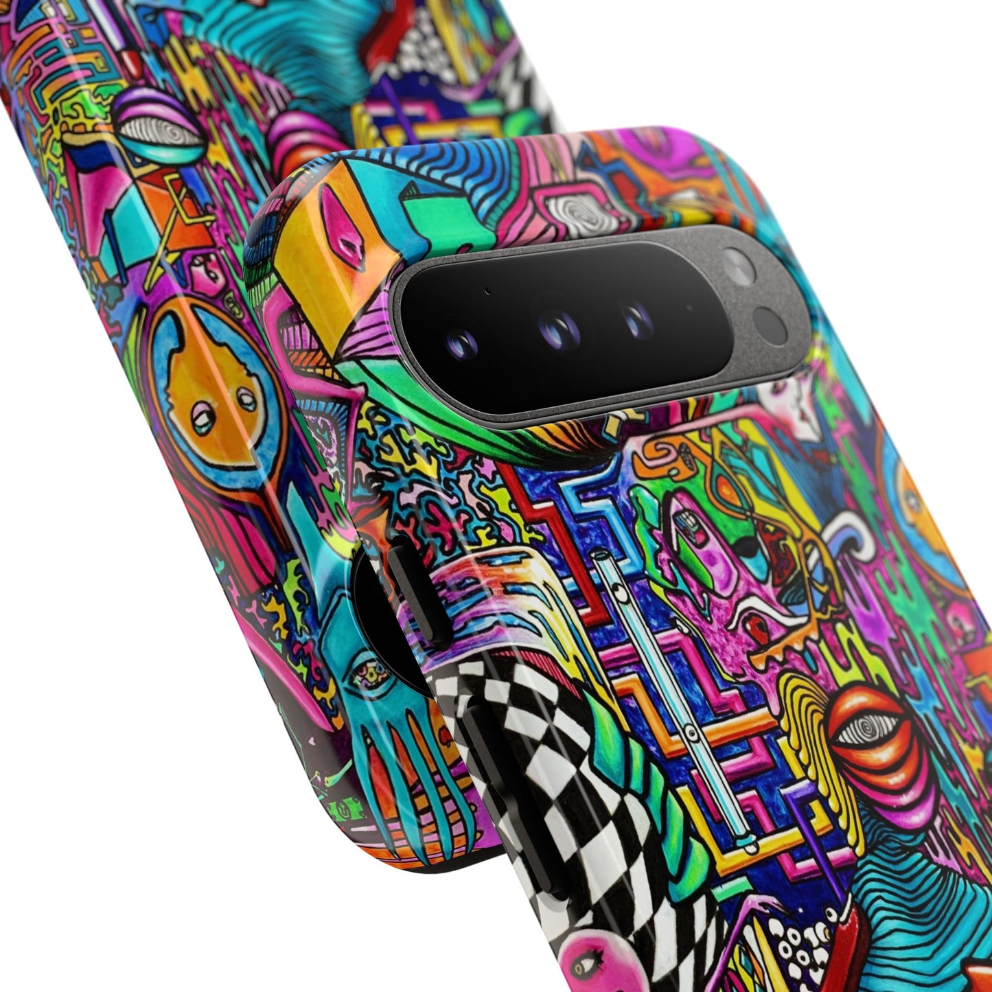 Dream World Vibrant Phone Case with Abstract Art | Tough Cases for Creative Souls, Colorful Accessories, Unique Gifts, Phone Protection, Artistic [...]
