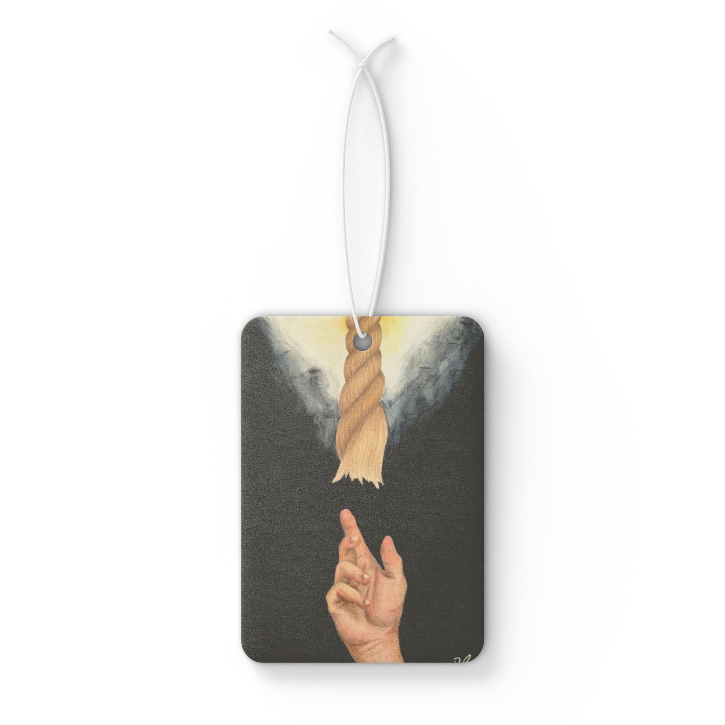 Hope/ Help Car Air Freshener, Unique Aromatic Decor for Vehicles, Gift for Car Lovers, Eco-Friendly Travel Essential, Scented Accessories