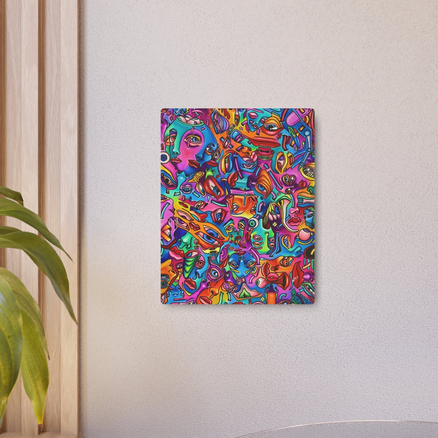 Mindflip ~ Vibrant Metal Art by Art By Laney