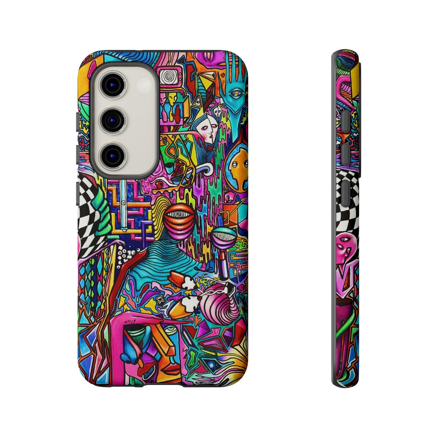 Dream World Vibrant Phone Case with Abstract Art | Tough Cases for Creative Souls, Colorful Accessories, Unique Gifts, Phone Protection, Artistic [...]