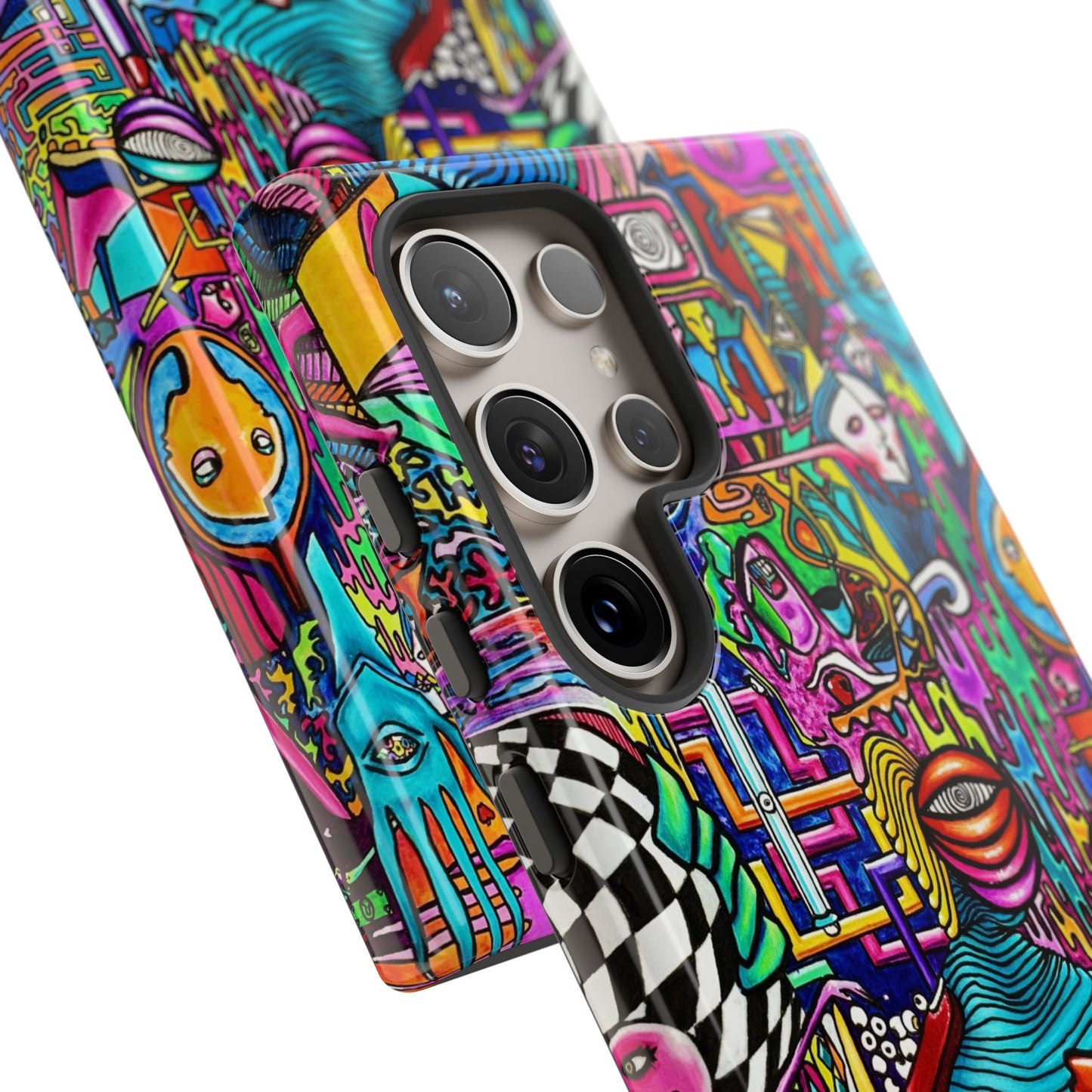 Dream World Vibrant Phone Case with Abstract Art | Tough Cases for Creative Souls, Colorful Accessories, Unique Gifts, Phone Protection, Artistic [...]