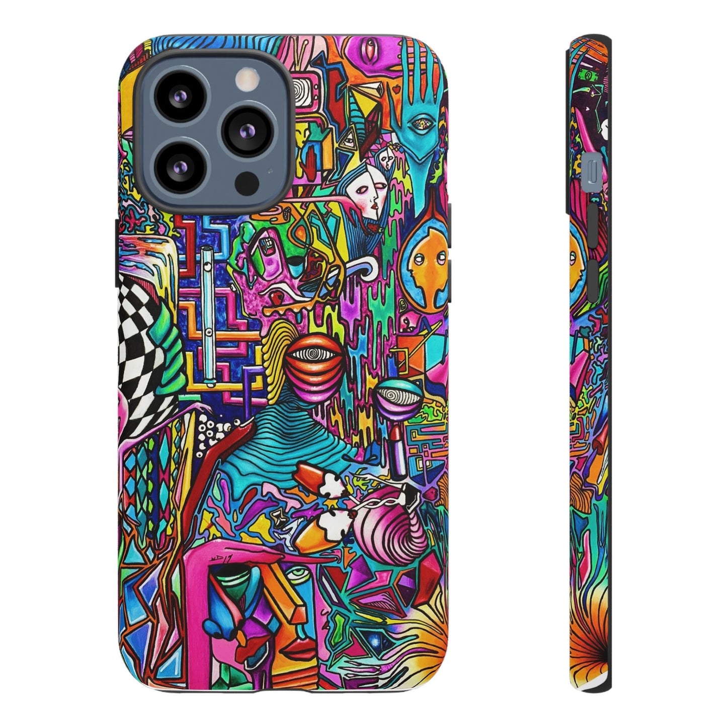 Dream World Vibrant Phone Case with Abstract Art | Tough Cases for Creative Souls, Colorful Accessories, Unique Gifts, Phone Protection, Artistic [...]