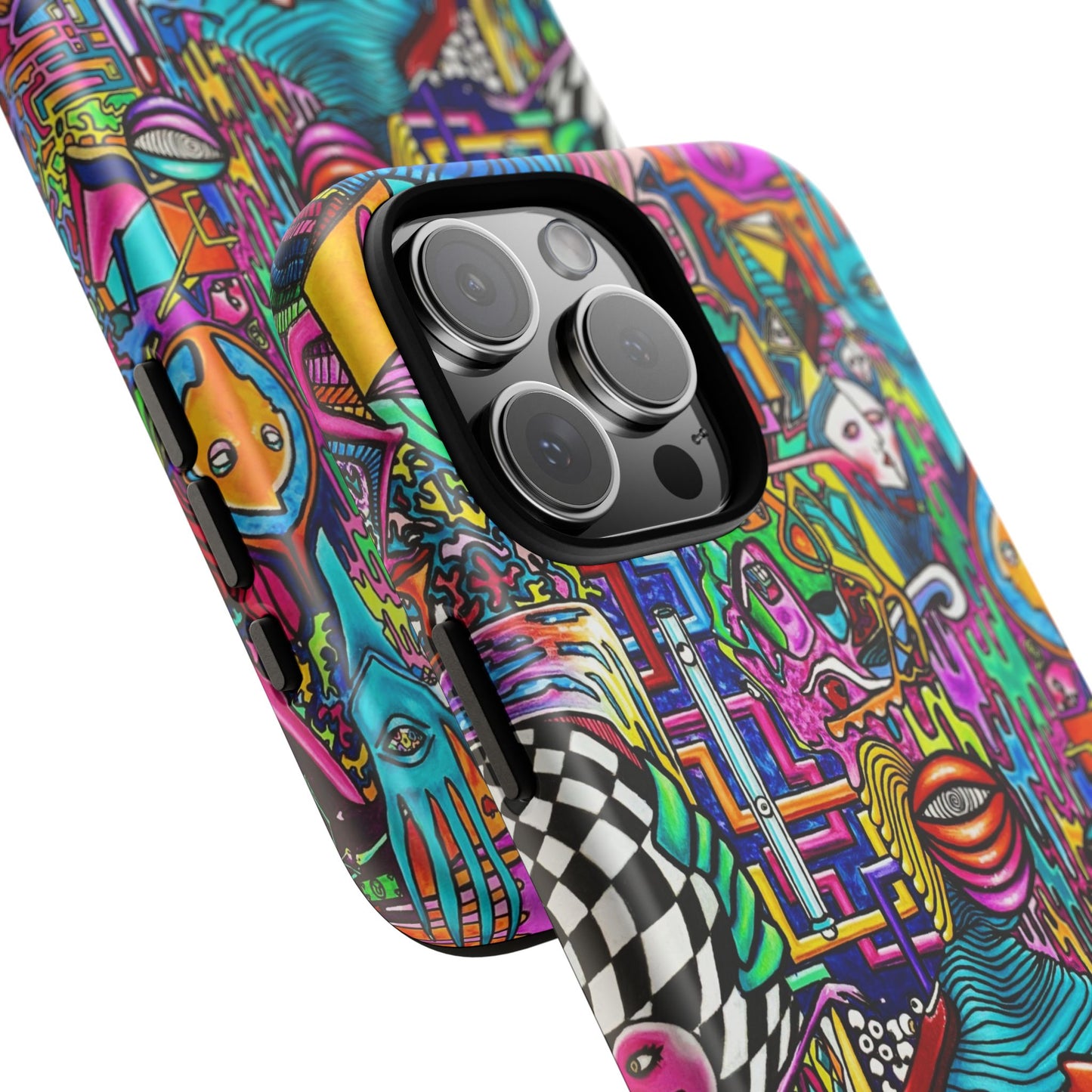 Dream World Vibrant Phone Case with Abstract Art | Tough Cases for Creative Souls, Colorful Accessories, Unique Gifts, Phone Protection, Artistic [...]