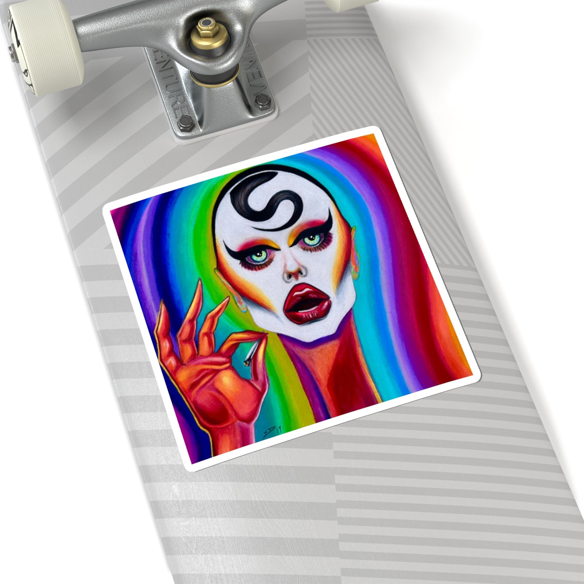 Found It ~ Colorful Drag Queen Kiss-Cut Stickers | Fierce Pride Decals for Laptops, Journals, LGBTQ+ Celebrations, Gift for Friends