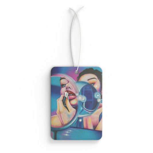 My Favorite Stanger Colorful Car Air Freshener - Vintage Glam, Aromatic Car Decor, Unique Gift, Makeup Aesthetic, Road Trip Essential