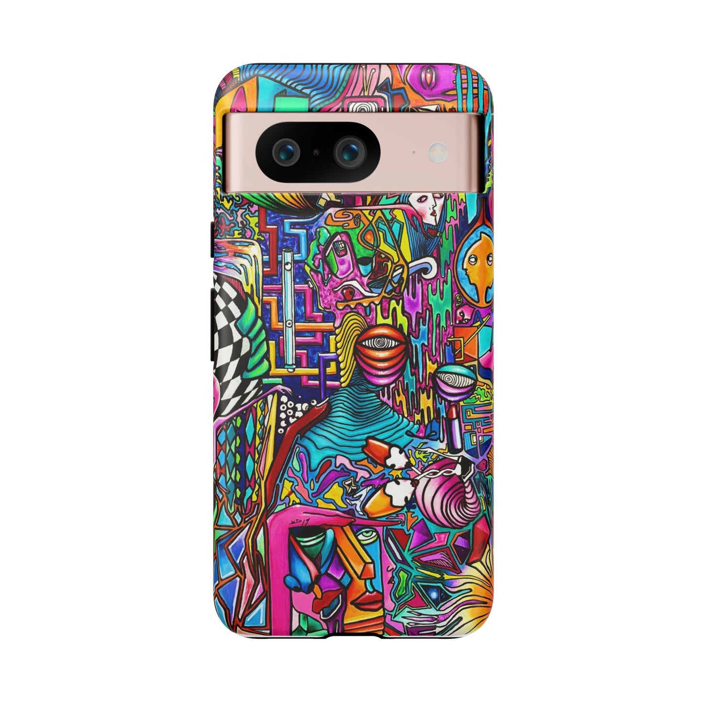 Dream World Vibrant Phone Case with Abstract Art | Tough Cases for Creative Souls, Colorful Accessories, Unique Gifts, Phone Protection, Artistic [...]