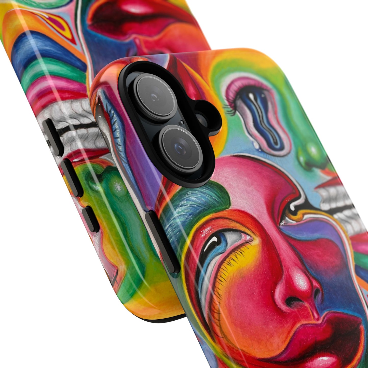 Melting ~ Trippy Phone Case Vibrant Art Phone Case | Colorful Abstract Design