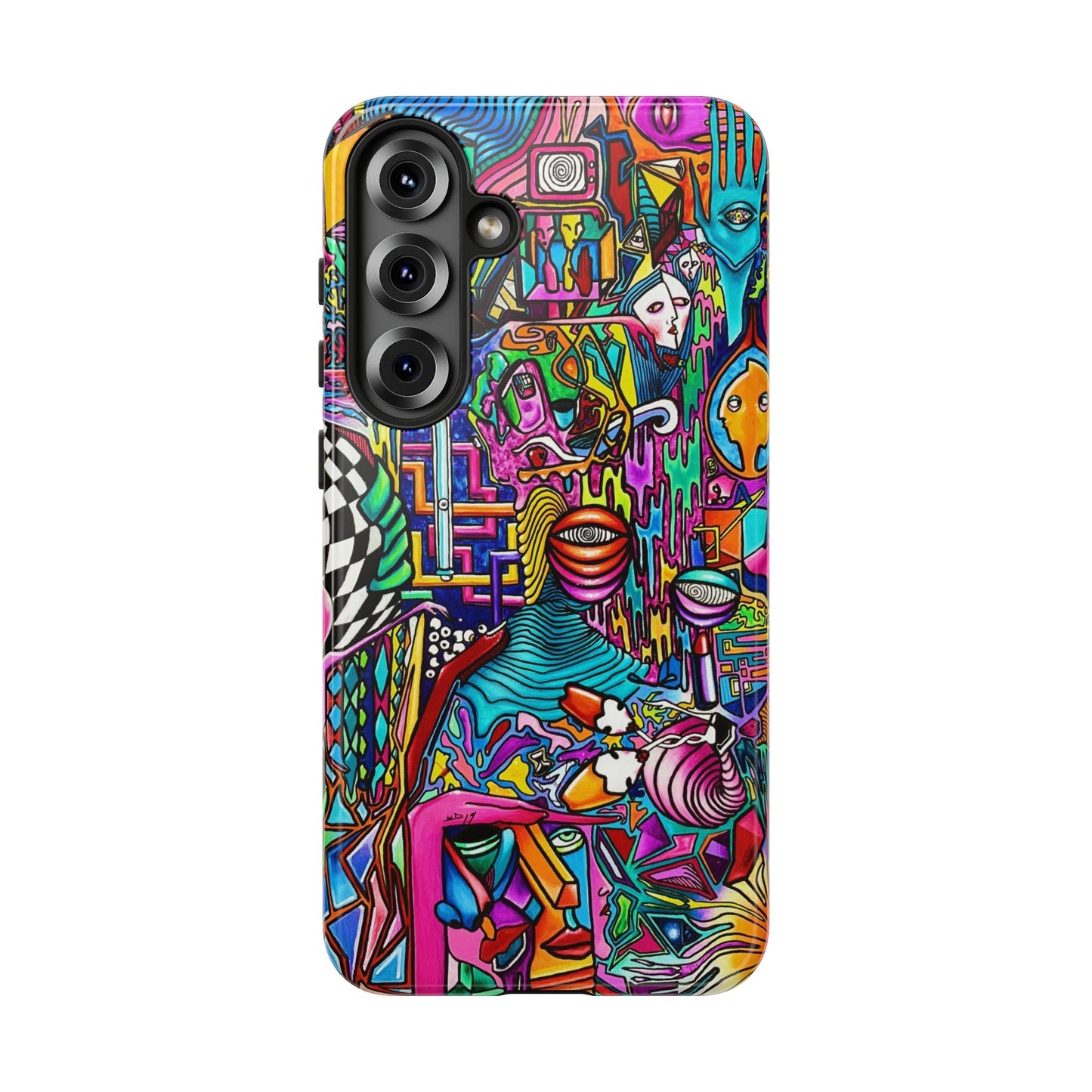 Dream World Vibrant Phone Case with Abstract Art | Tough Cases for Creative Souls, Colorful Accessories, Unique Gifts, Phone Protection, Artistic [...]