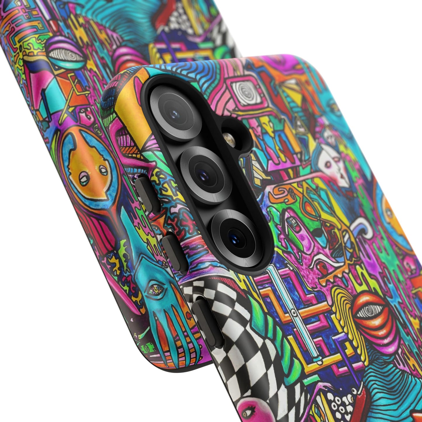Dream World Vibrant Phone Case with Abstract Art | Tough Cases for Creative Souls, Colorful Accessories, Unique Gifts, Phone Protection, Artistic [...]