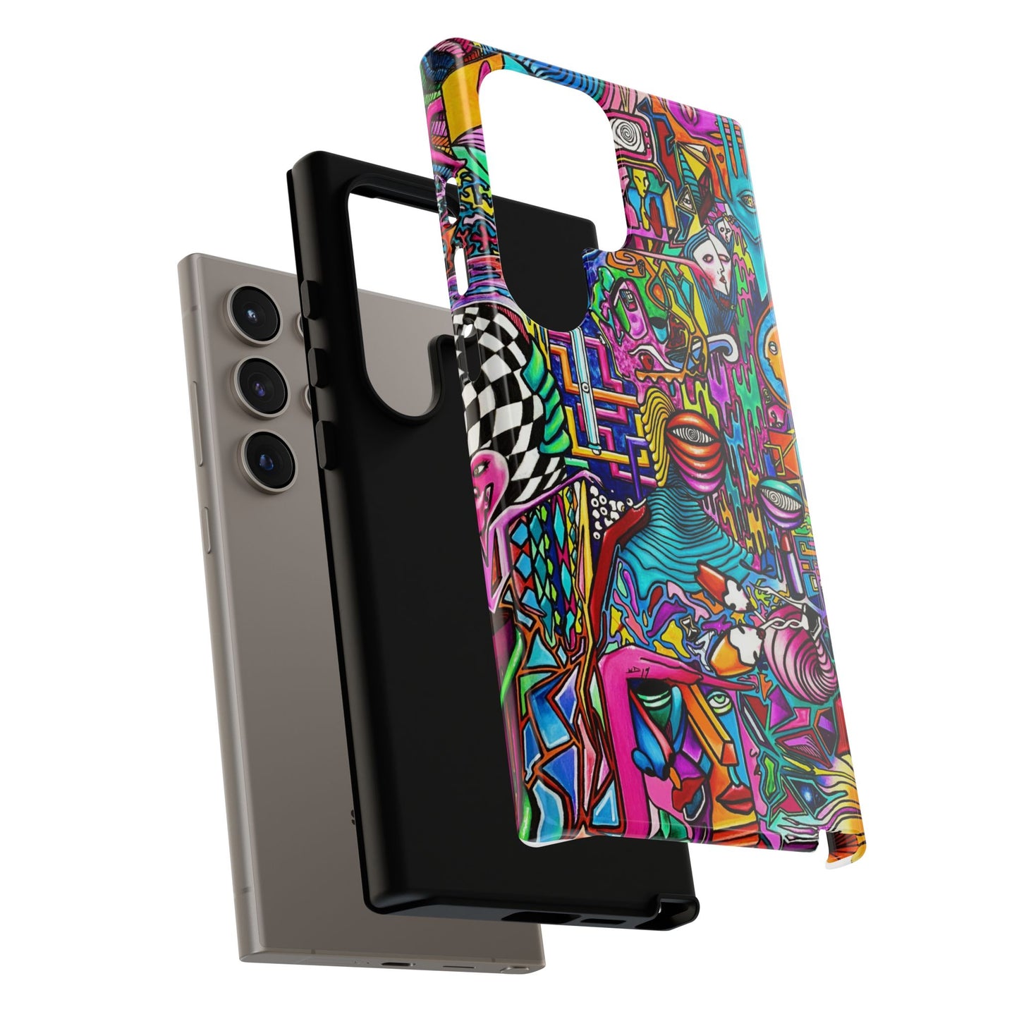 Dream World Vibrant Phone Case with Abstract Art | Tough Cases for Creative Souls, Colorful Accessories, Unique Gifts, Phone Protection, Artistic [...]