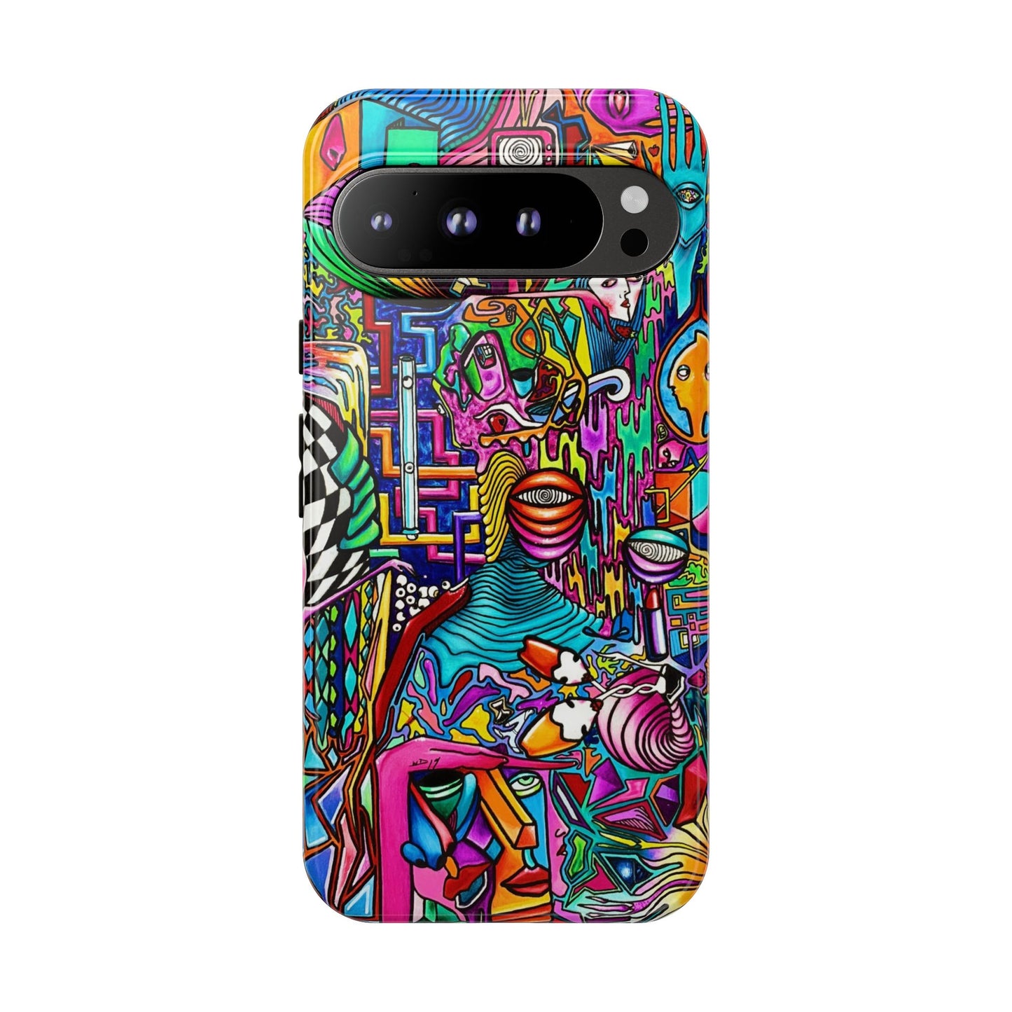 Dream World Vibrant Phone Case with Abstract Art | Tough Cases for Creative Souls, Colorful Accessories, Unique Gifts, Phone Protection, Artistic [...]