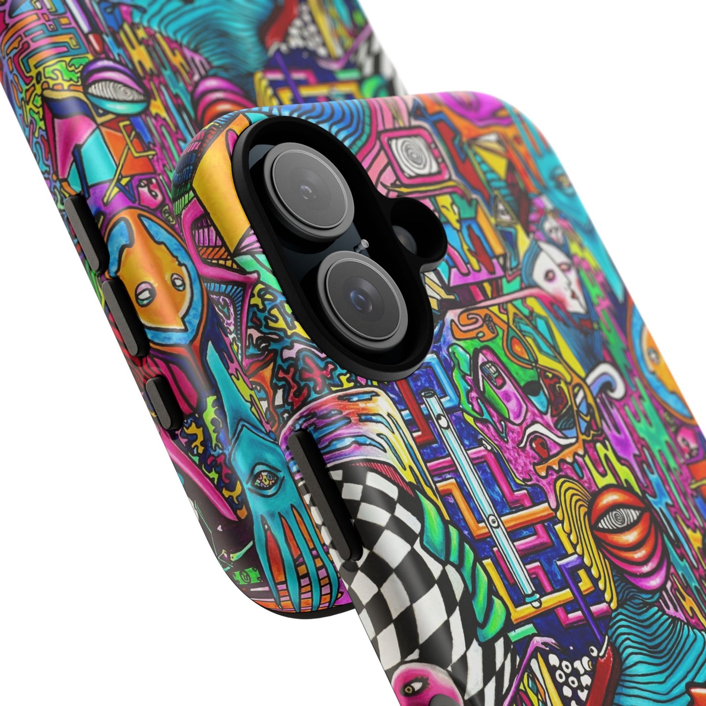 Dream World Vibrant Phone Case with Abstract Art | Tough Cases for Creative Souls, Colorful Accessories, Unique Gifts, Phone Protection, Artistic [...]